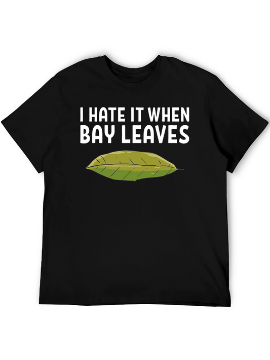 Funny Bay Leaves Graphic T-Shirt