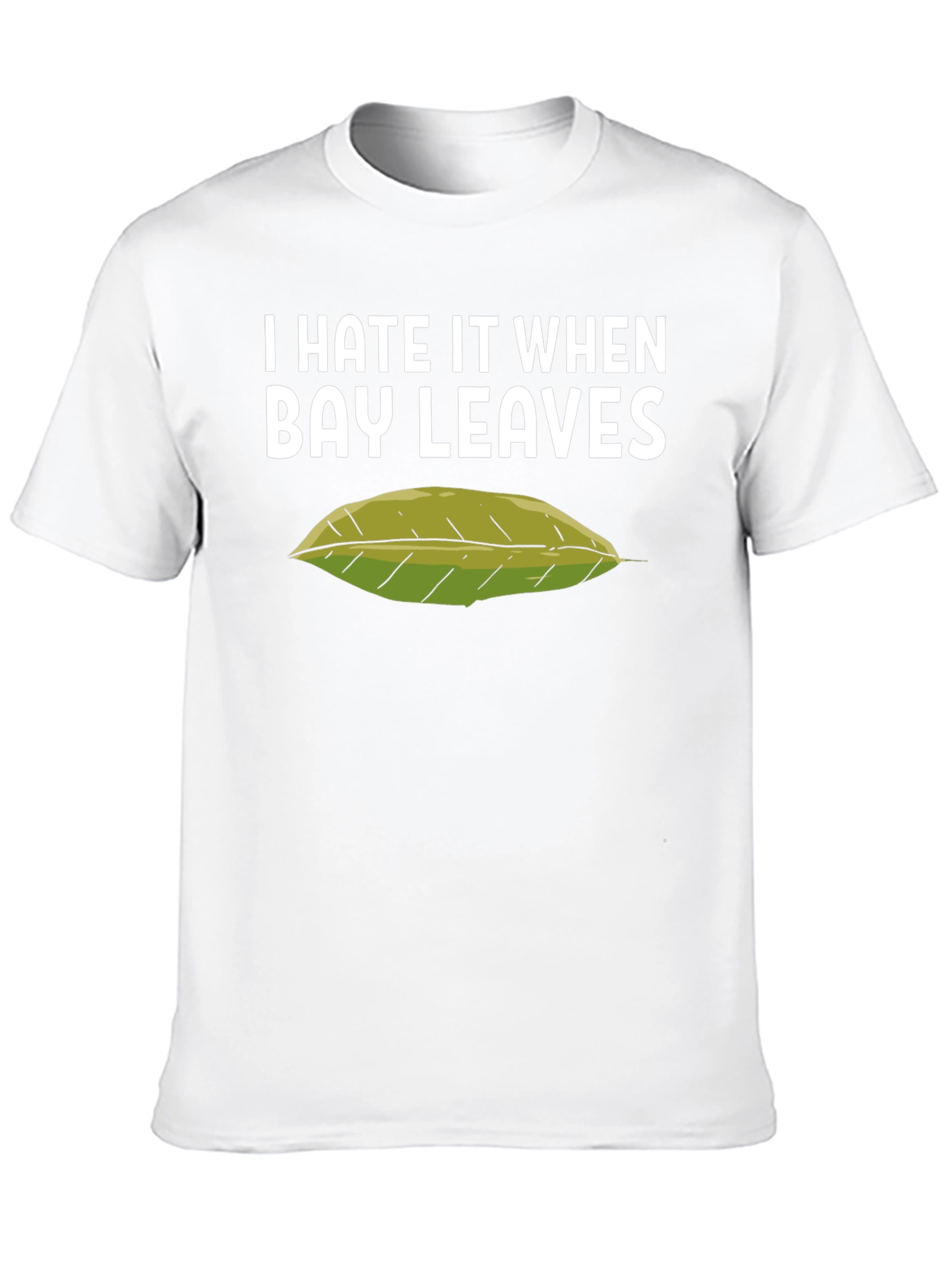 Funny Bay Leaves Graphic T-Shirt