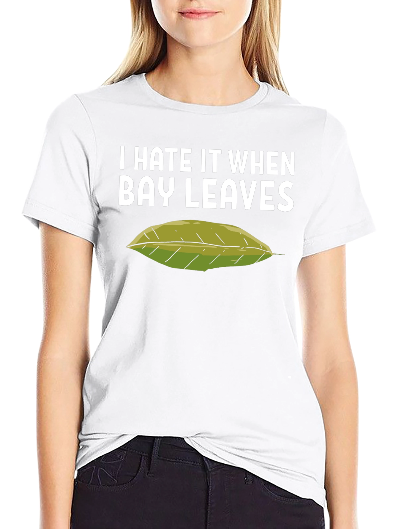Funny Bay Leaves Graphic T-Shirt
