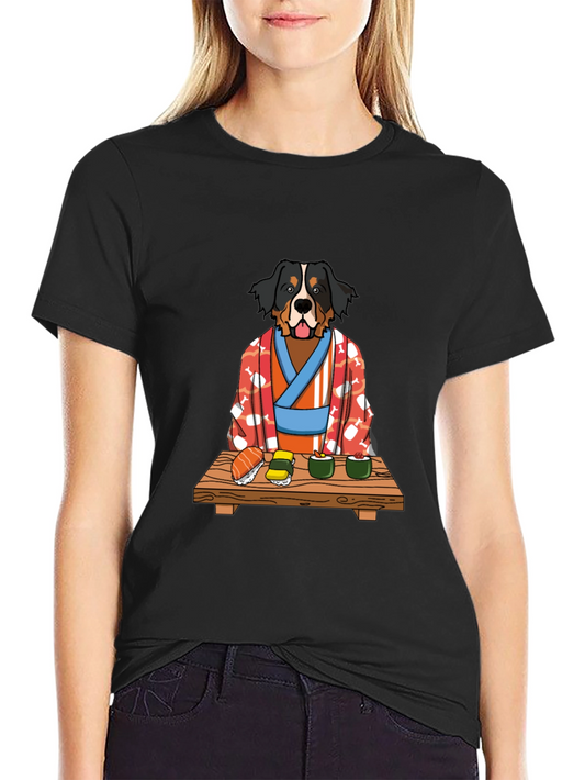 Dog Sushi Chef Graphic Tee