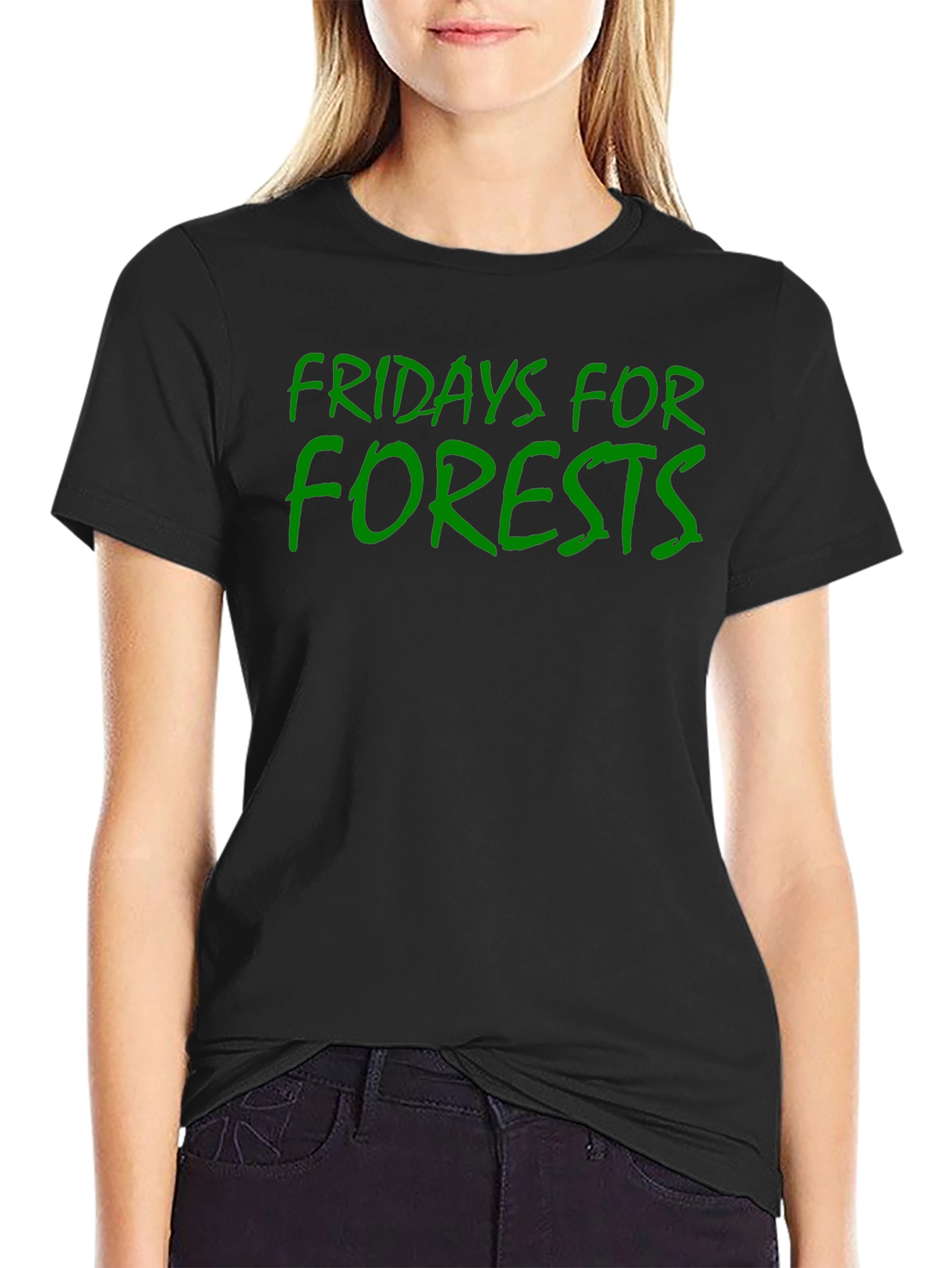 Fridays For Forests Black T-Shirt