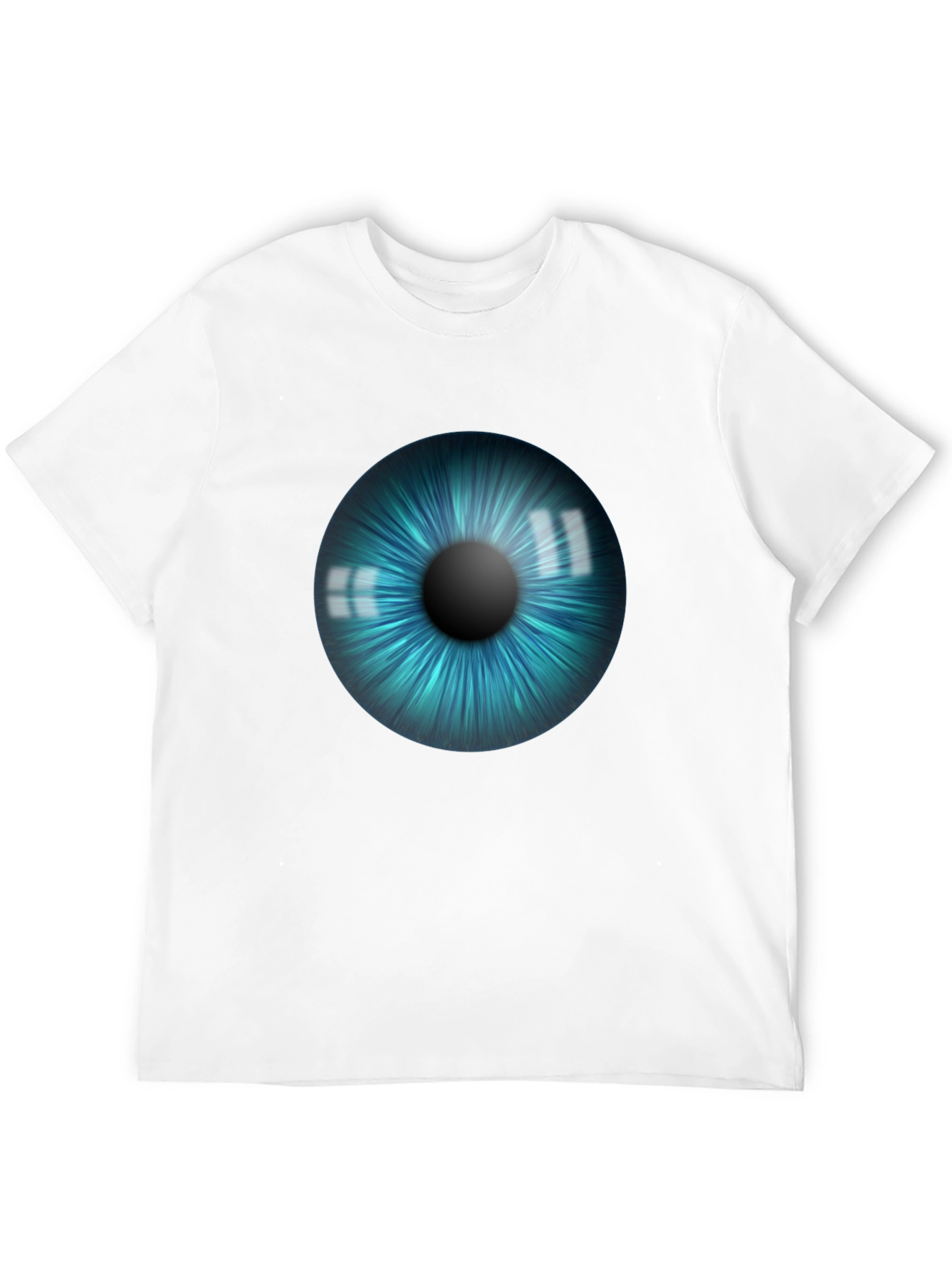 Eye See You Graphic Tee - Black Cotton T-Shirt