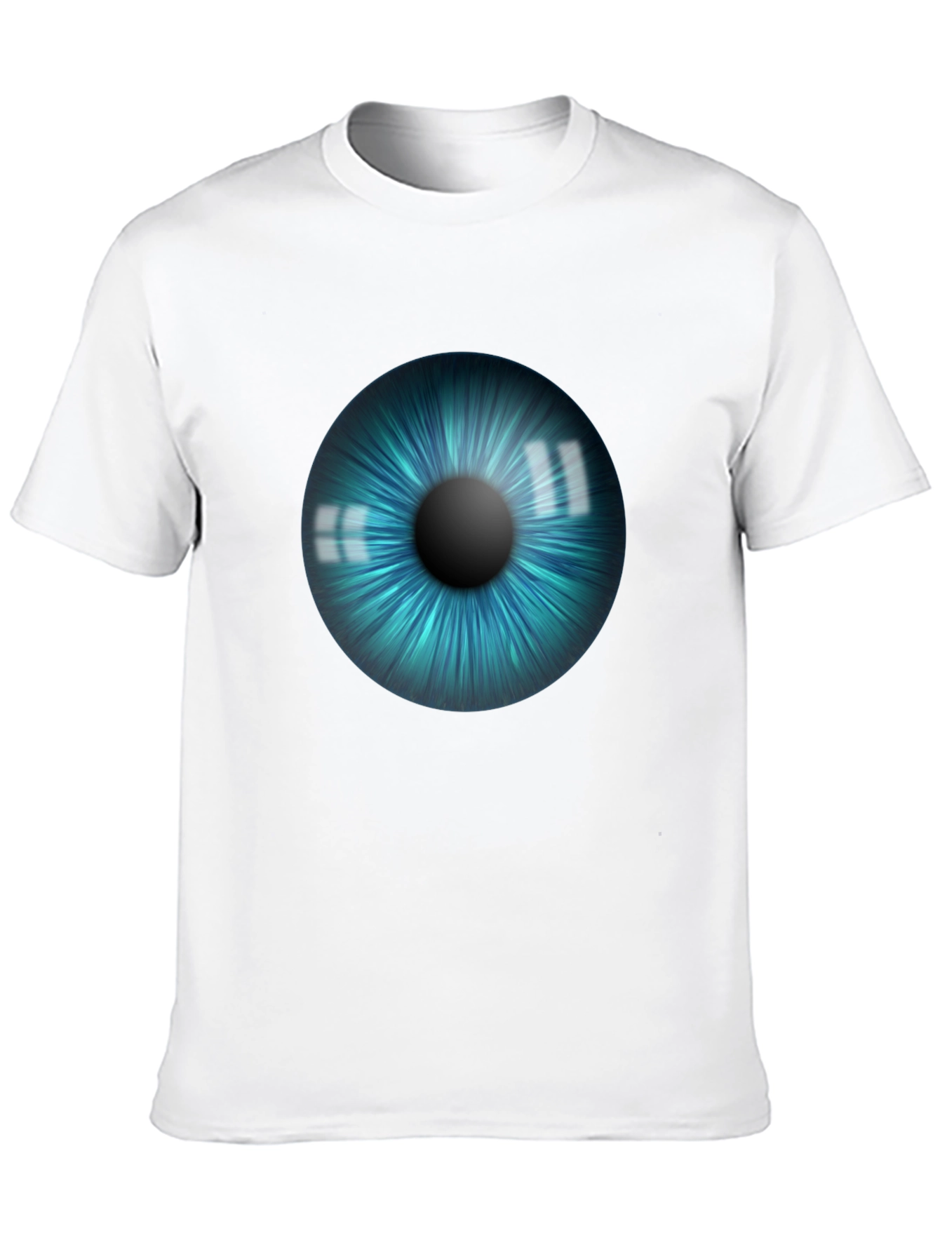 Eye See You Graphic Tee - Black Cotton T-Shirt