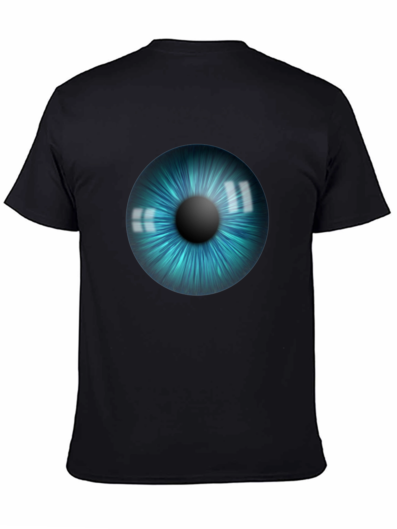 Eye See You Graphic Tee - Black Cotton T-Shirt