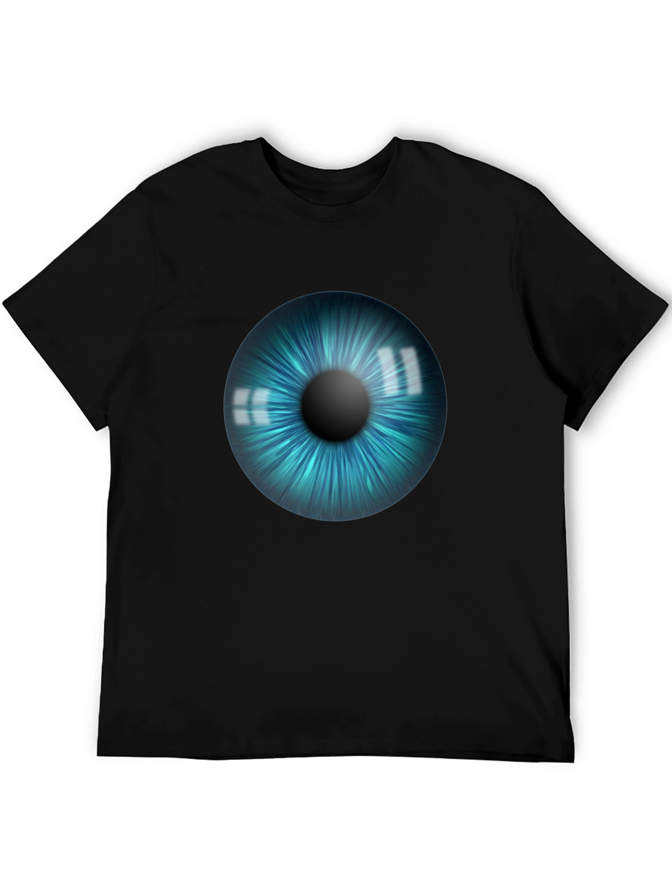 Eye See You Graphic Tee - Black Cotton T-Shirt