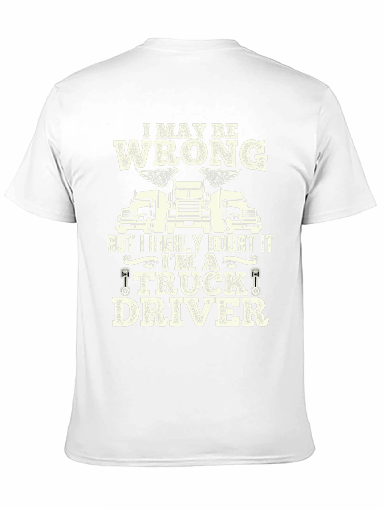 Truck Driver Graphic T-Shirt - Black