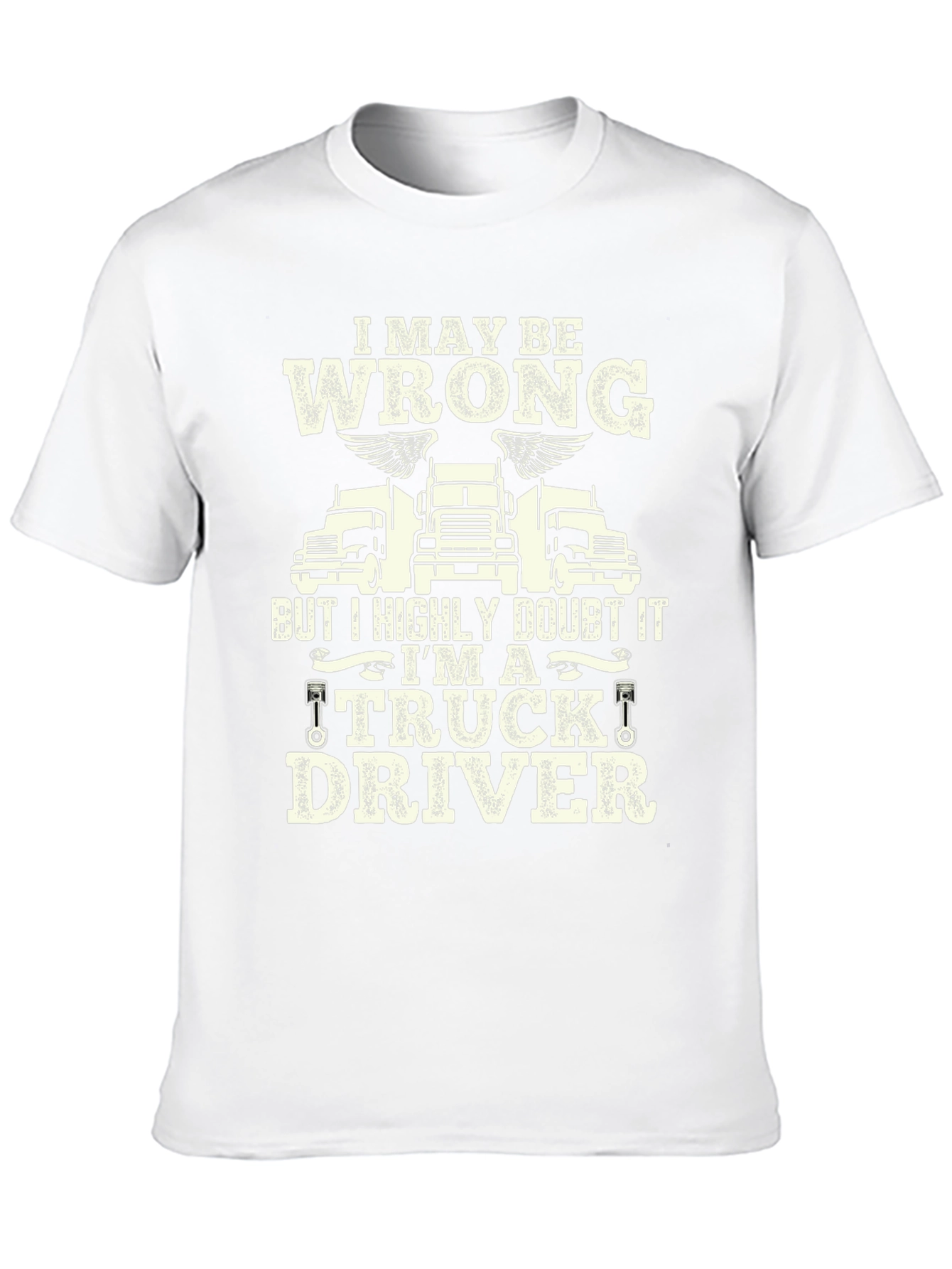 Truck Driver Graphic T-Shirt - Black