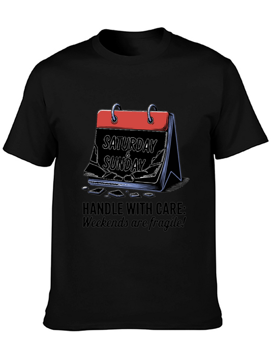 Fragile Weekends Graphic Tee - Handle With Care T-Shirt