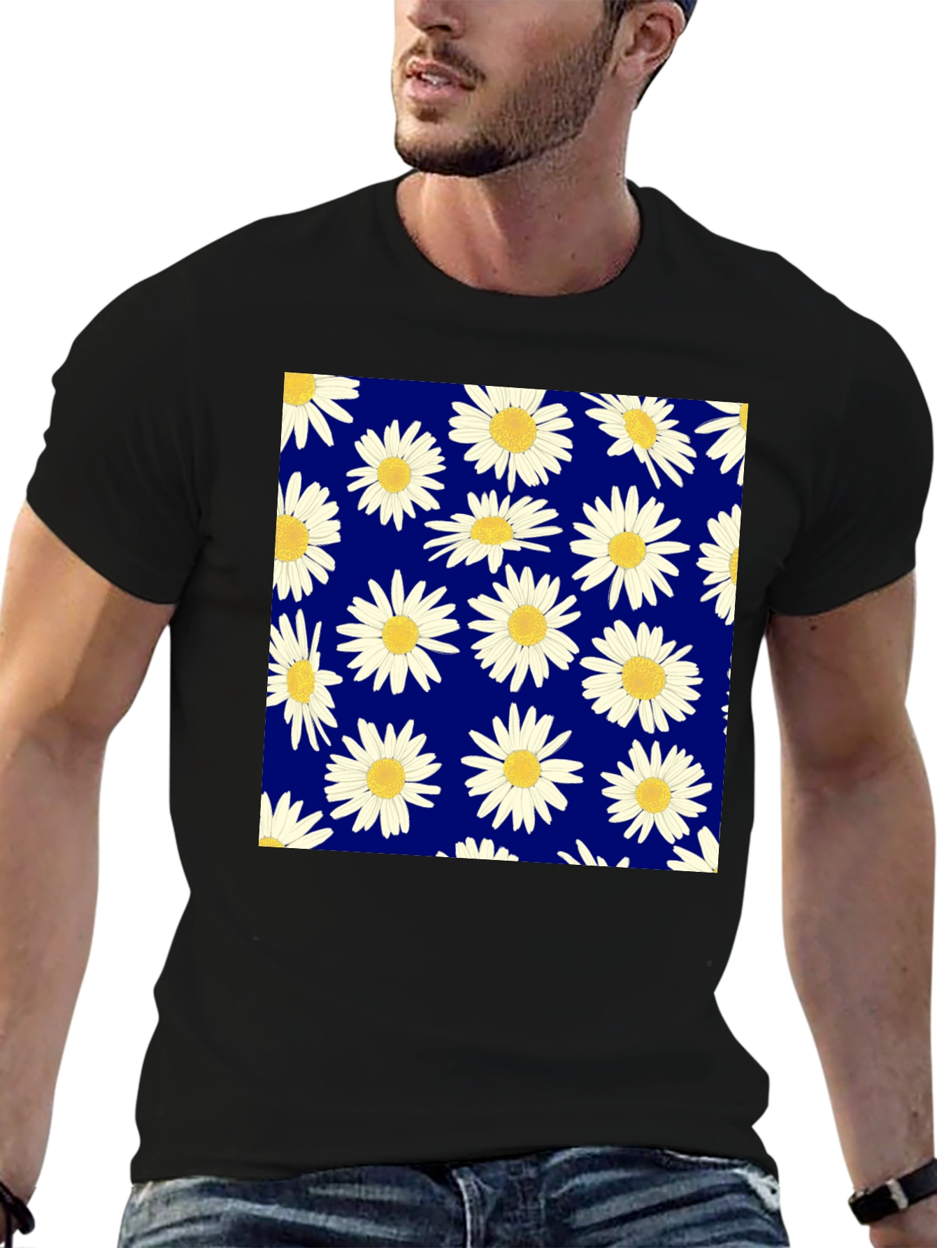 Daisy Pattern T-Shirt