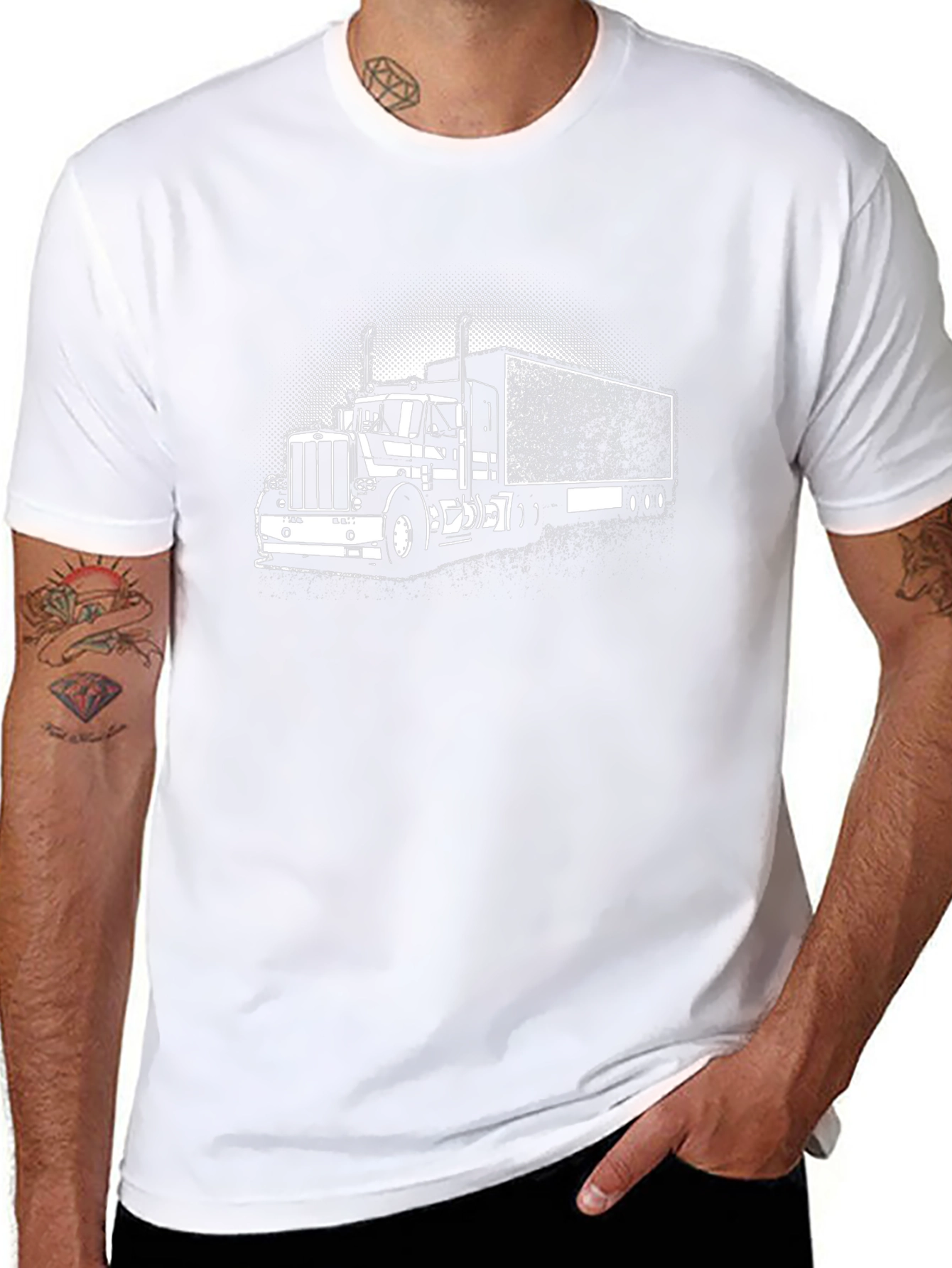 Truck Graphic Tee - Black