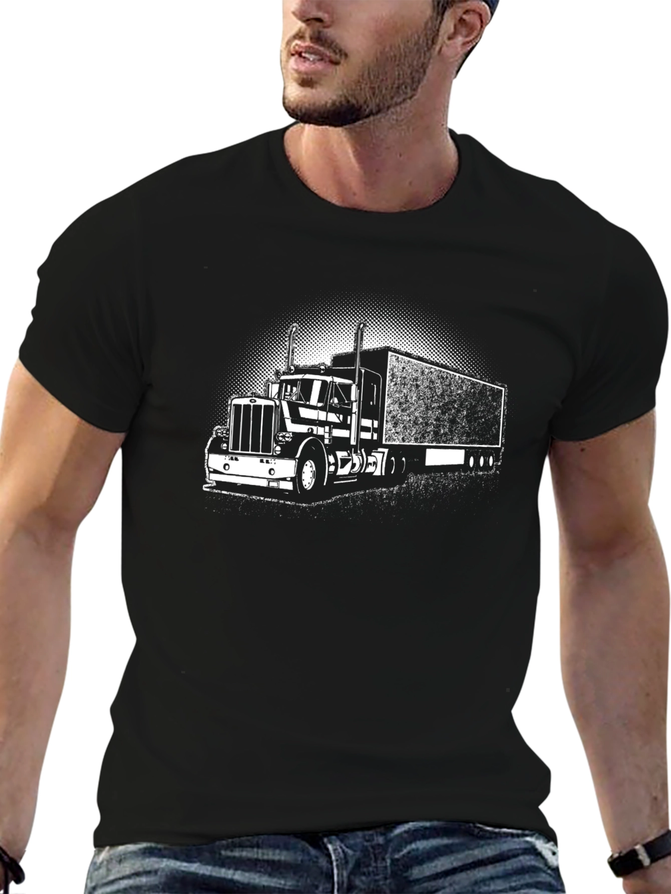 Truck Graphic Tee - Black