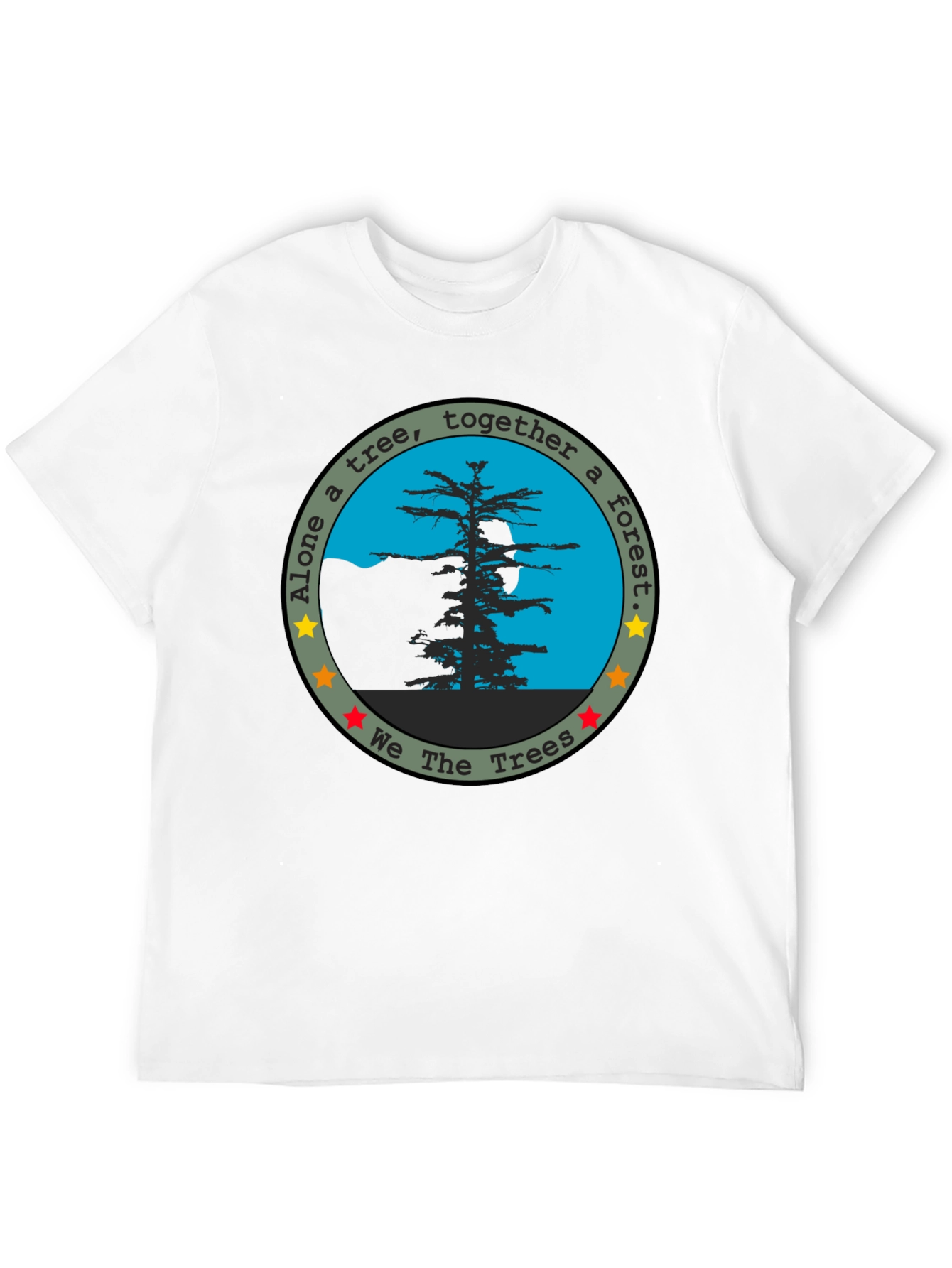 We The Trees Graphic Tee - Black