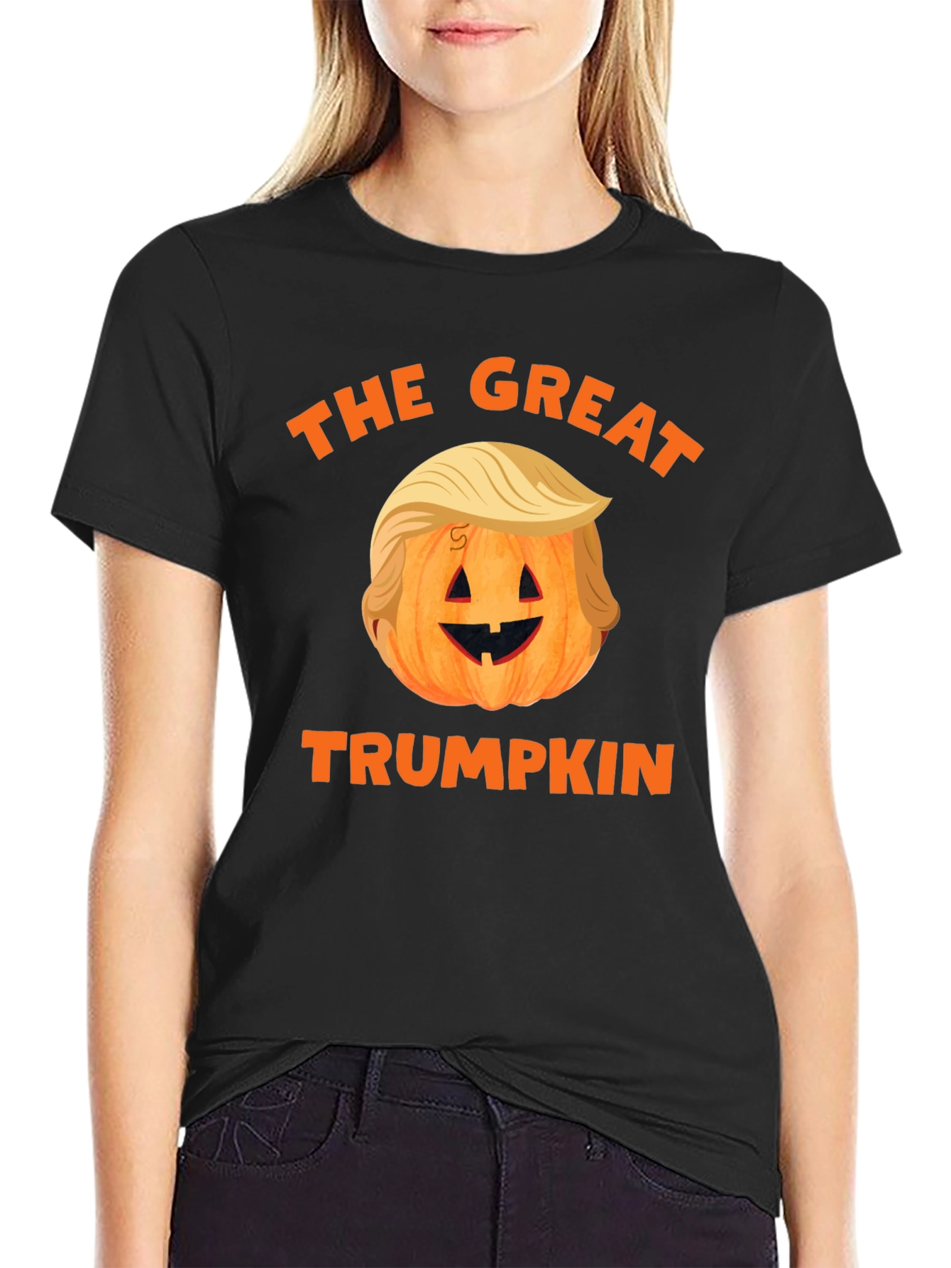 Great Trumpkin Halloween T-Shirt - Funny Political Tee