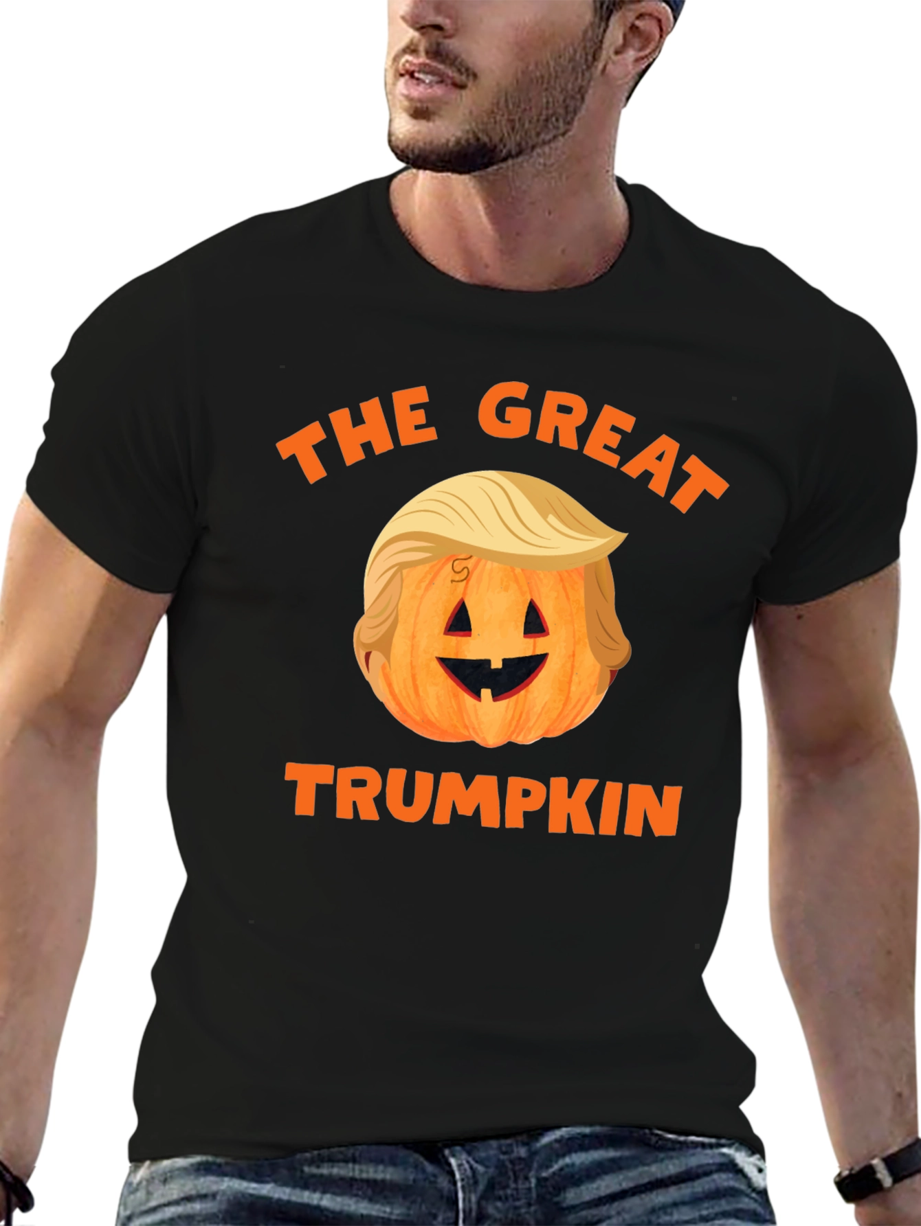 Great Trumpkin Halloween T-Shirt - Funny Political Tee