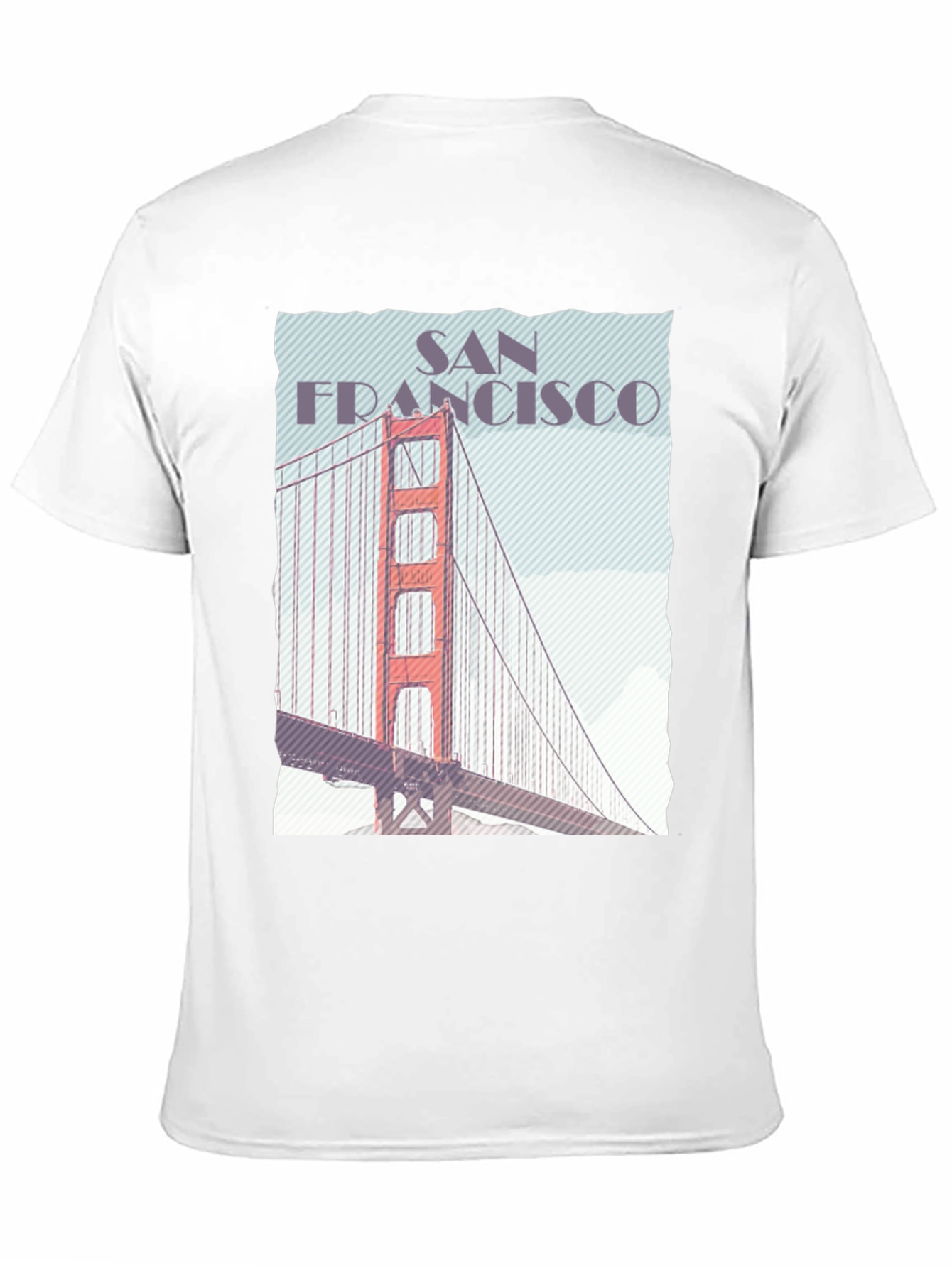 San Francisco Golden Gate Bridge Graphic Tee - Black