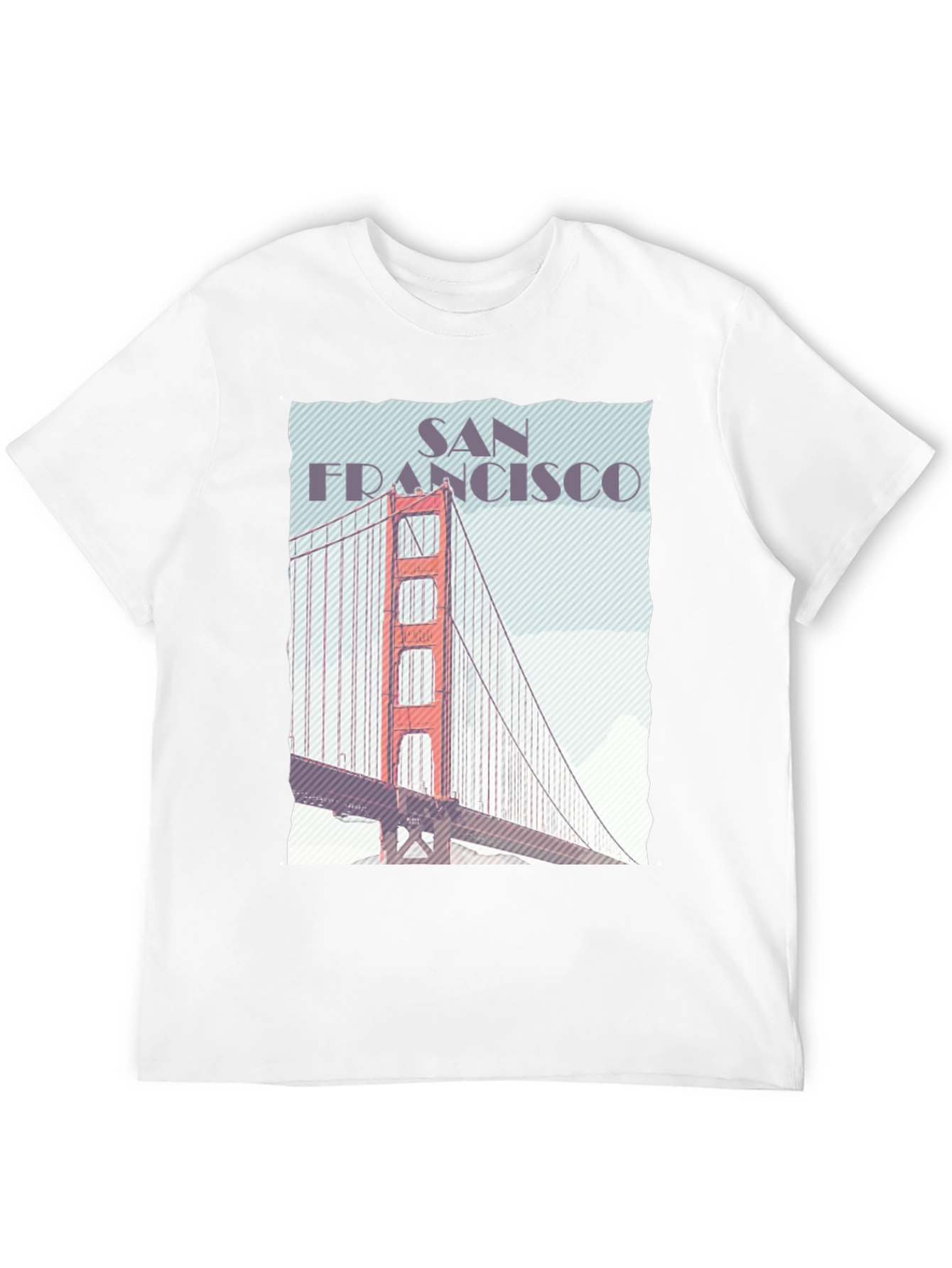 San Francisco Golden Gate Bridge Graphic Tee - Black