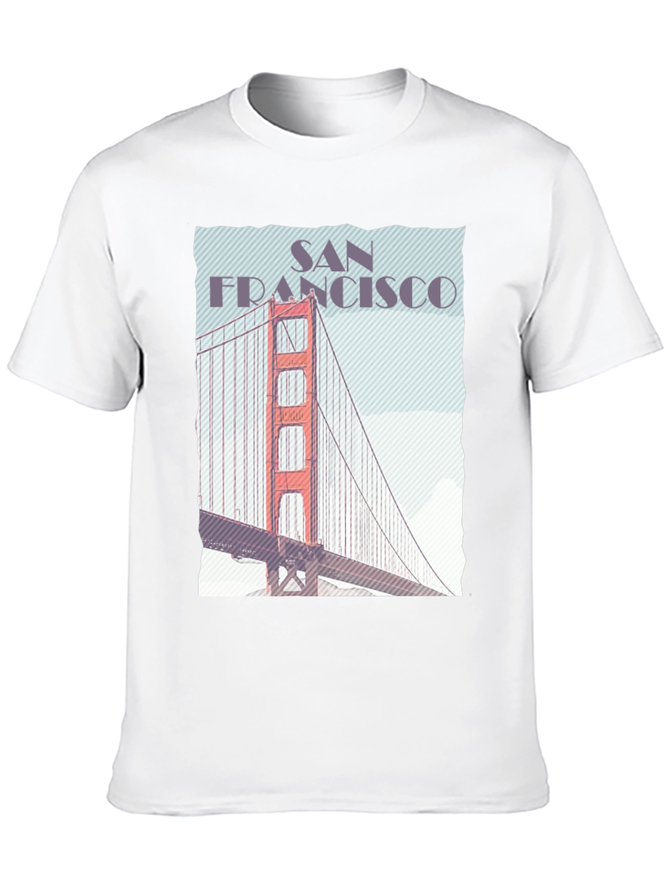 San Francisco Golden Gate Bridge Graphic Tee - Black