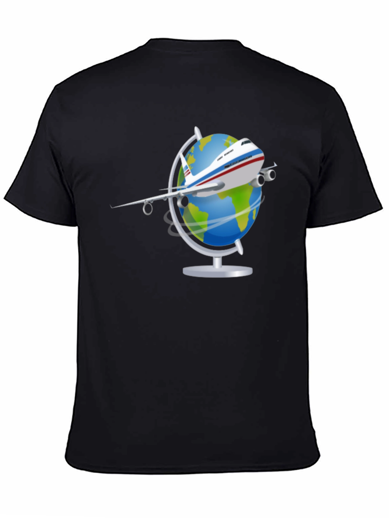 Travel the World Airplane Globe Graphic Tee