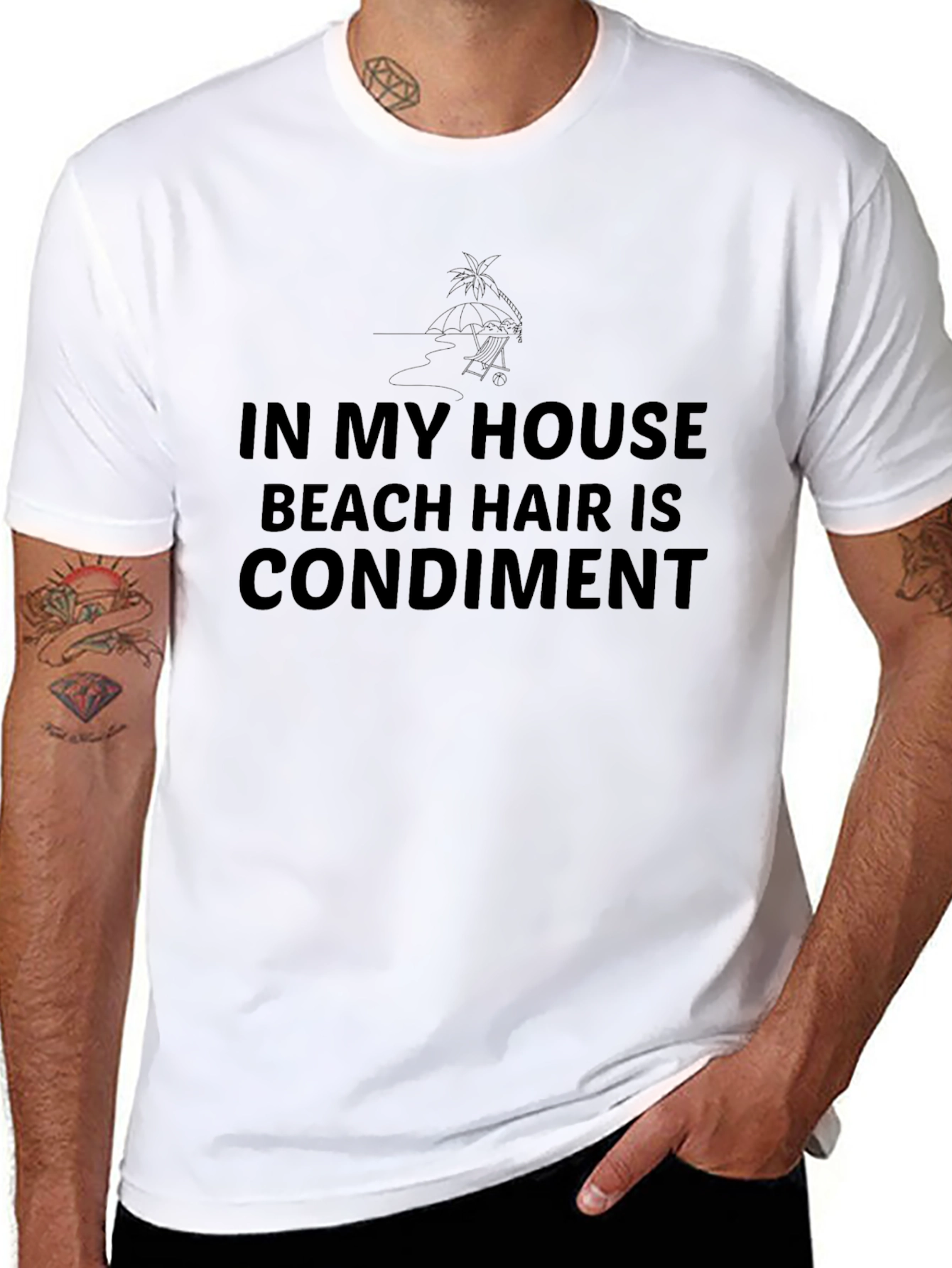 Beach Hair Condiment T-Shirt