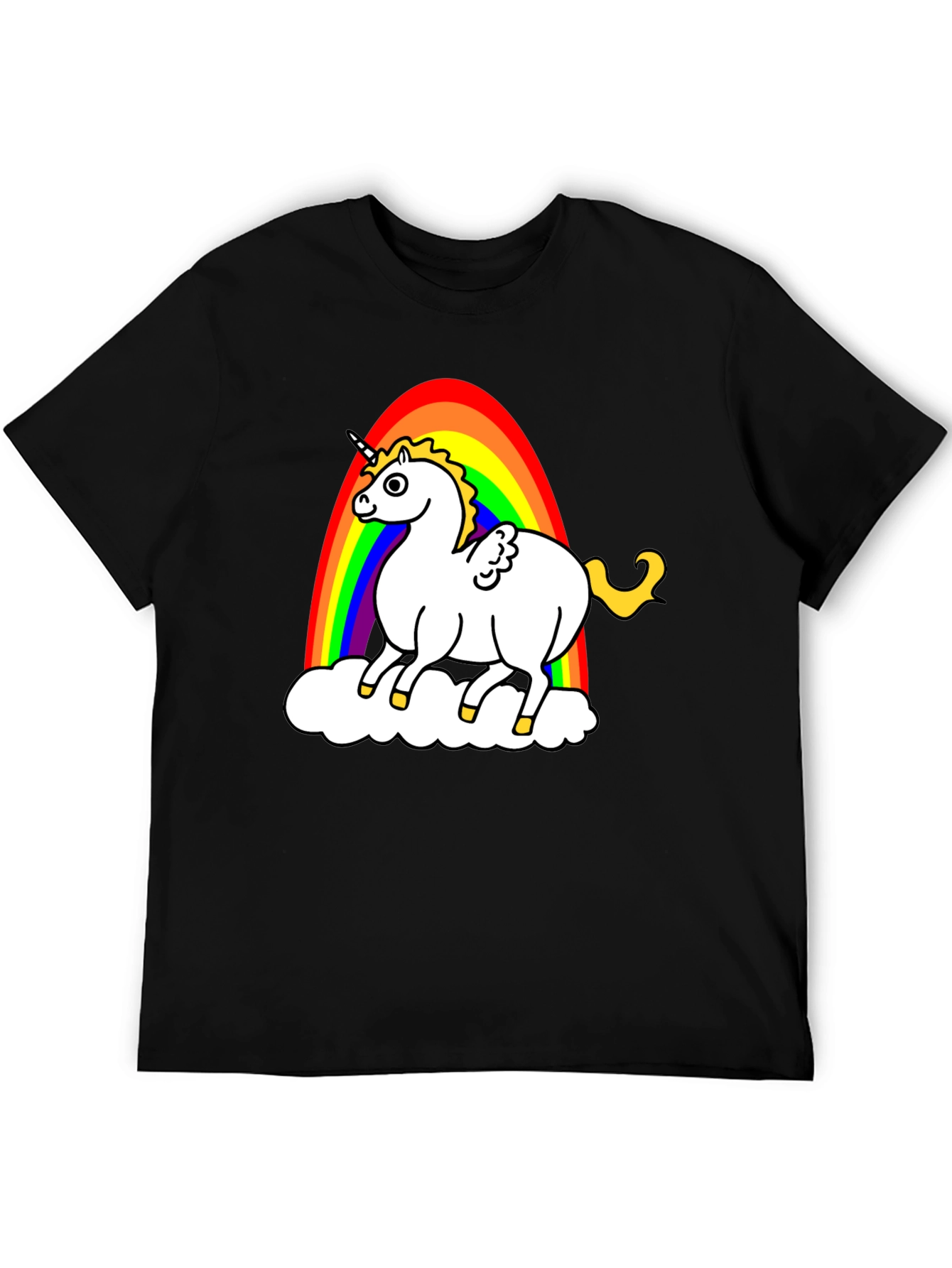 Unicorn Rainbow Graphic T-Shirt