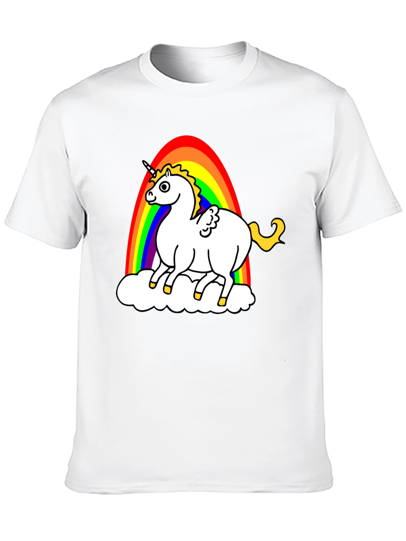 Unicorn Rainbow Graphic T-Shirt