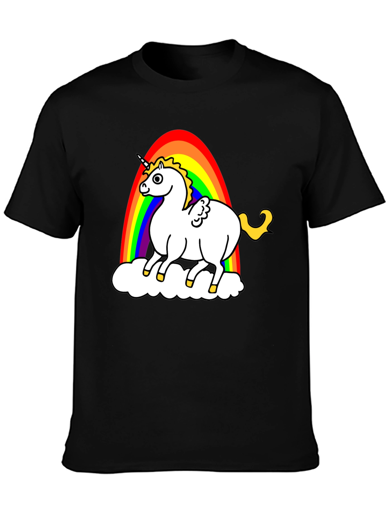 Unicorn Rainbow Graphic T-Shirt