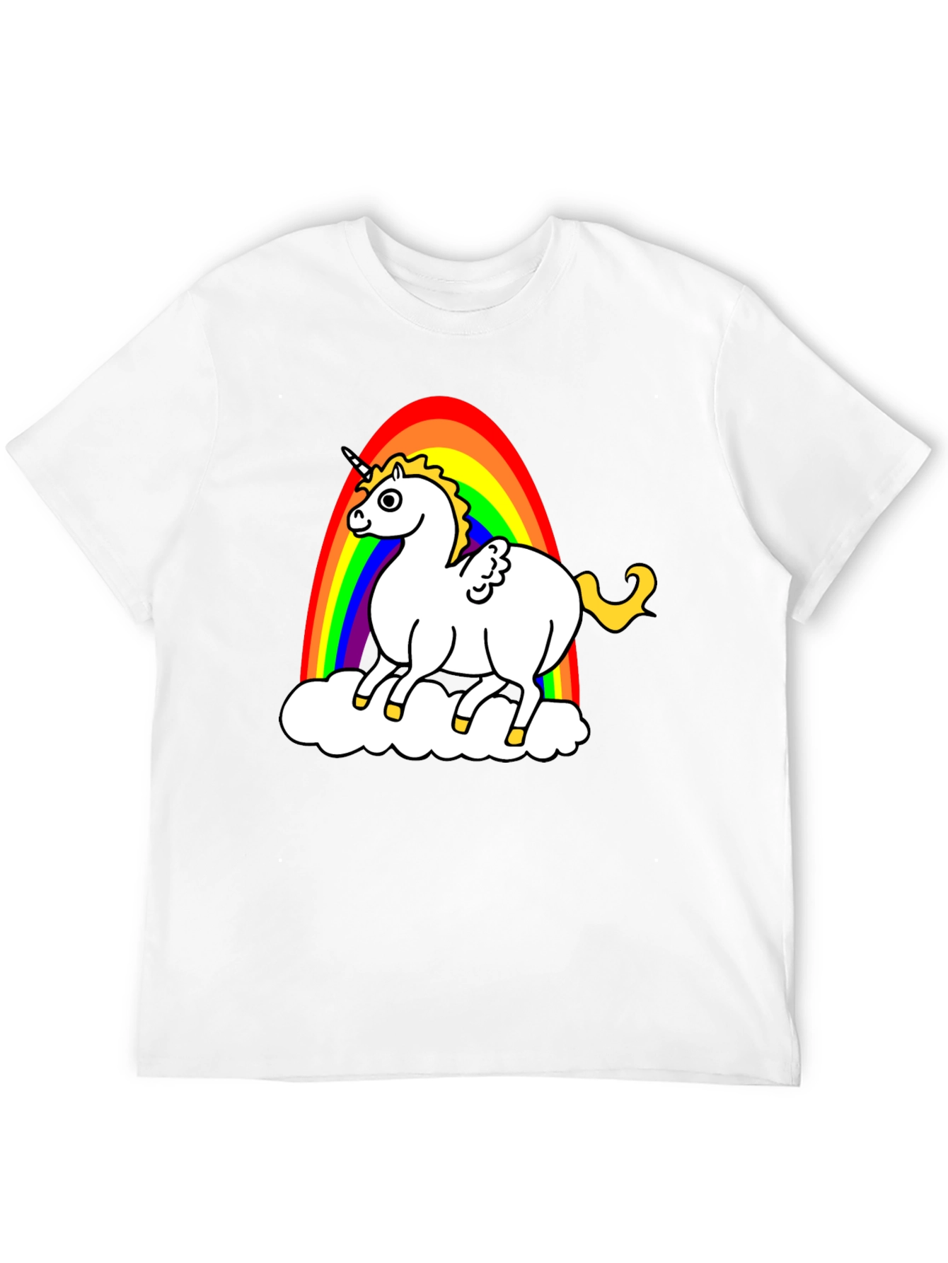 Unicorn Rainbow Graphic T-Shirt