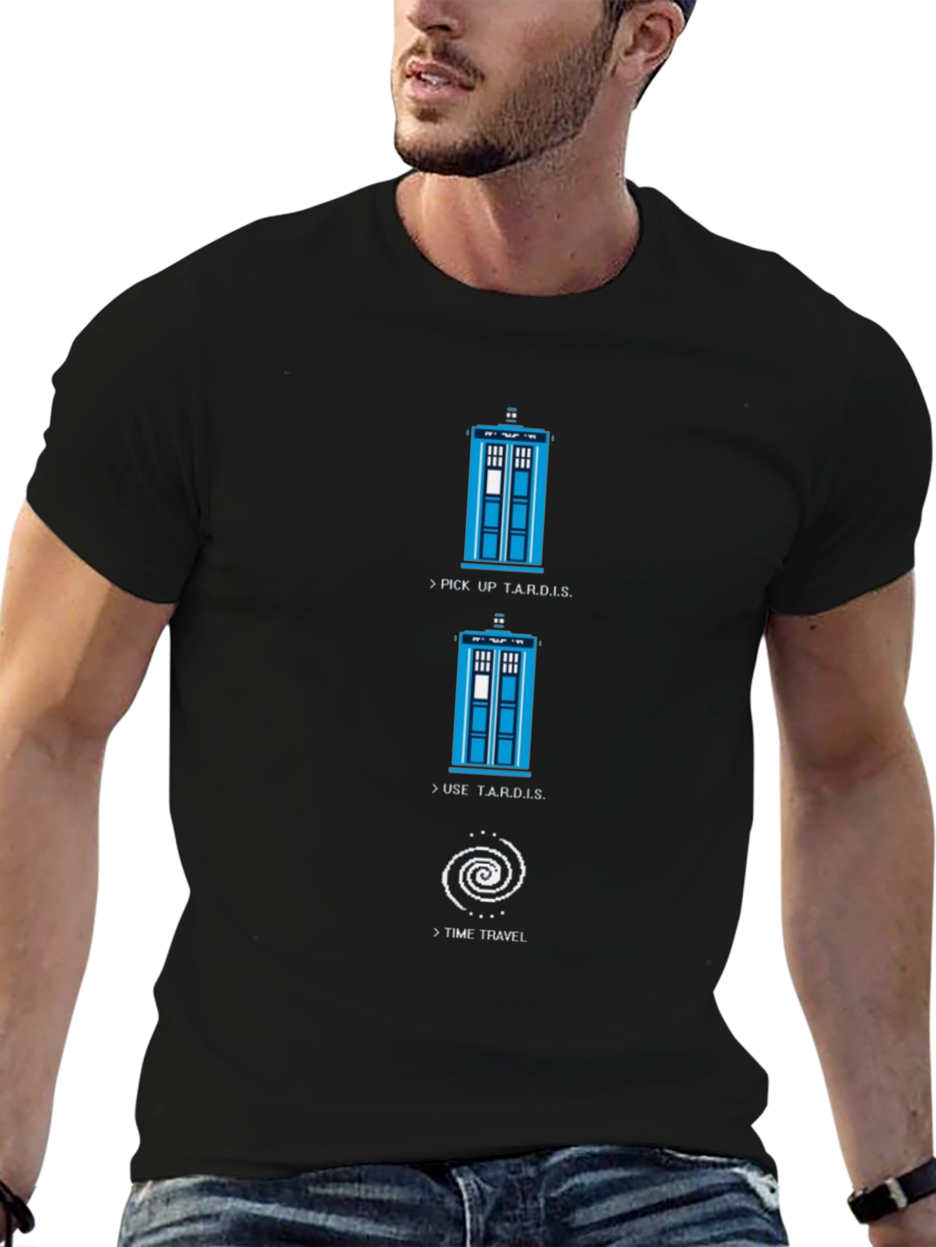 Doctor Who TARDIS Time Travel T-Shirt