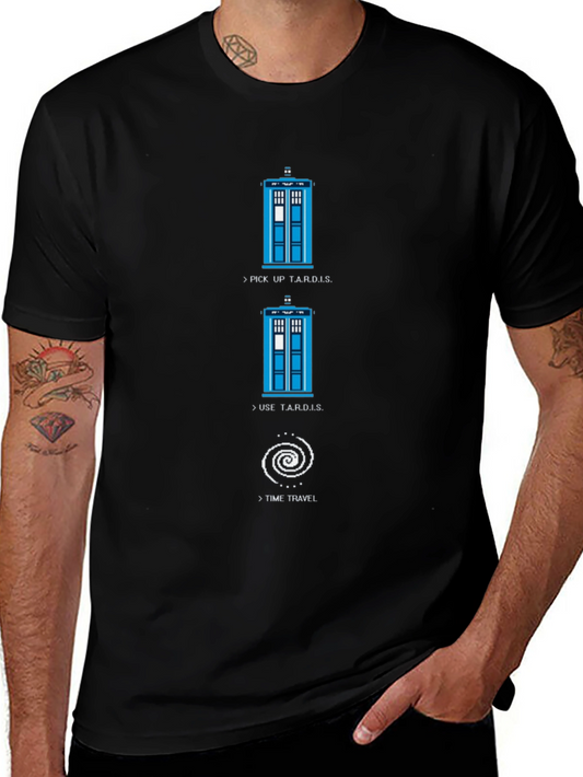 Doctor Who TARDIS Time Travel T-Shirt