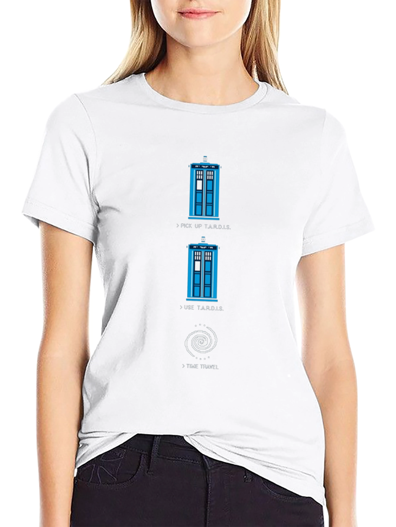 Doctor Who TARDIS Time Travel T-Shirt