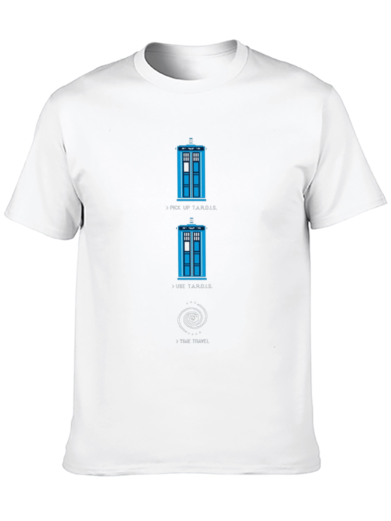 Doctor Who TARDIS Time Travel T-Shirt