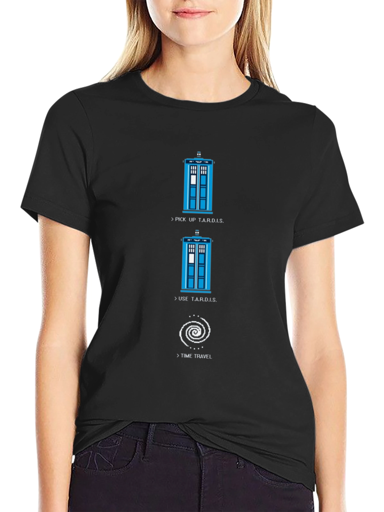Doctor Who TARDIS Time Travel T-Shirt