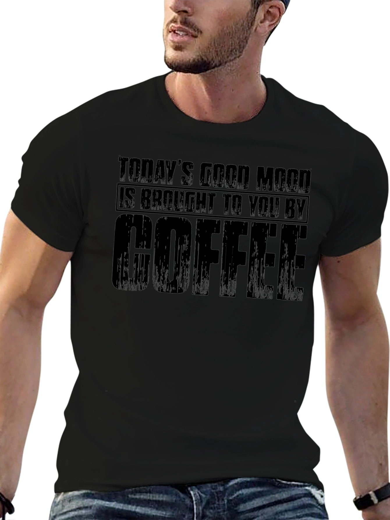 Coffee Good Mood Black T-Shirt