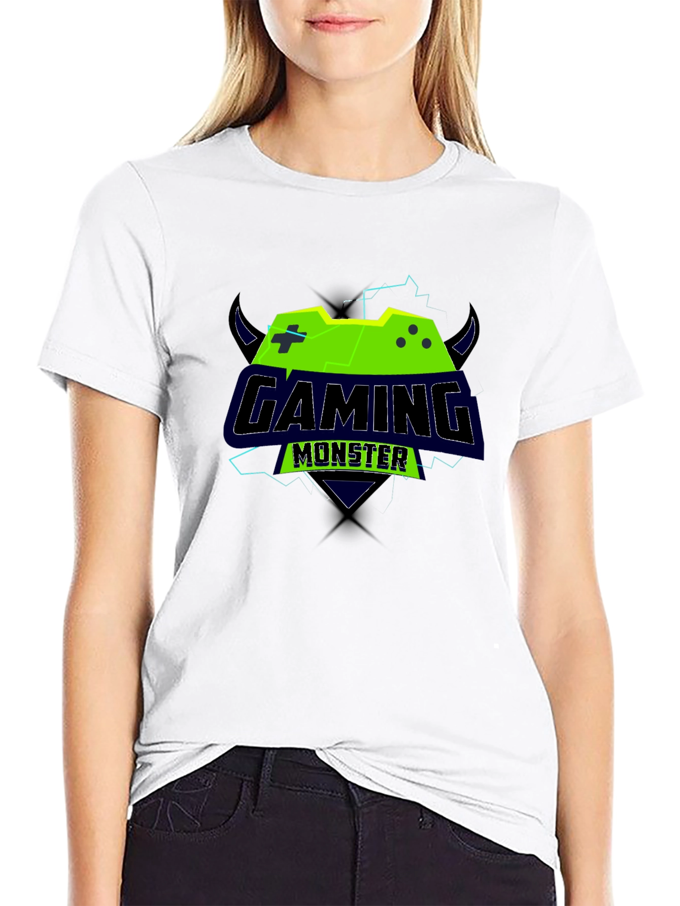 Gaming Monster Graphic T-Shirt