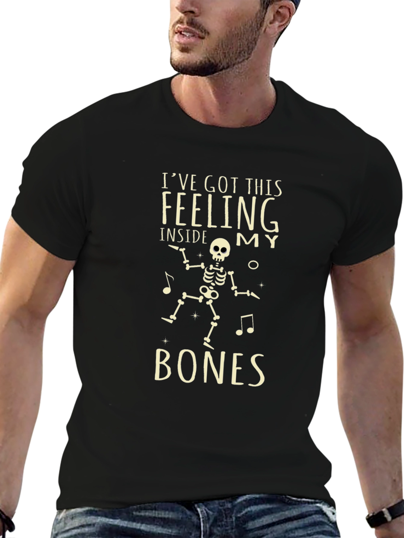Ive Got This Feeling Skeleton Graphic Tee