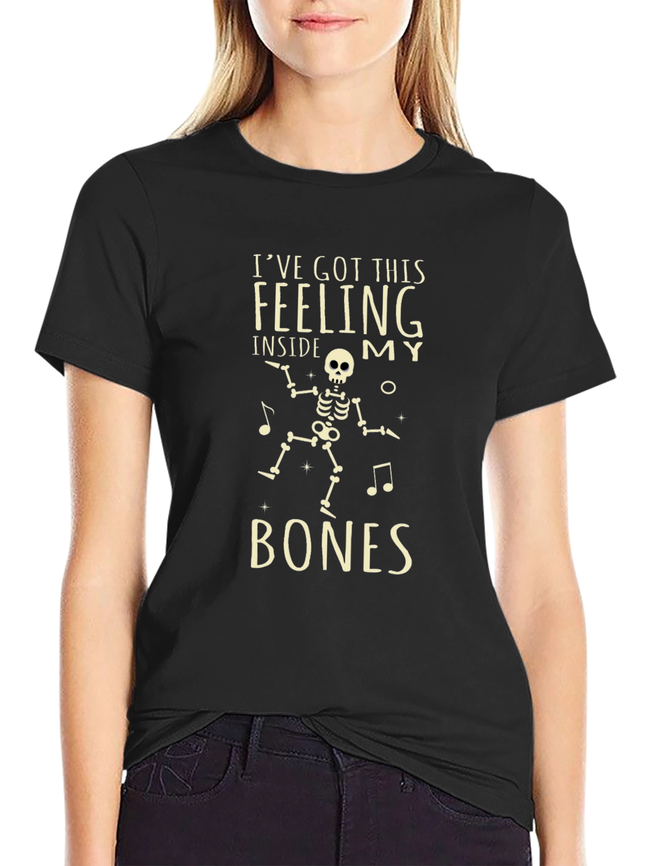 Ive Got This Feeling Skeleton Graphic Tee