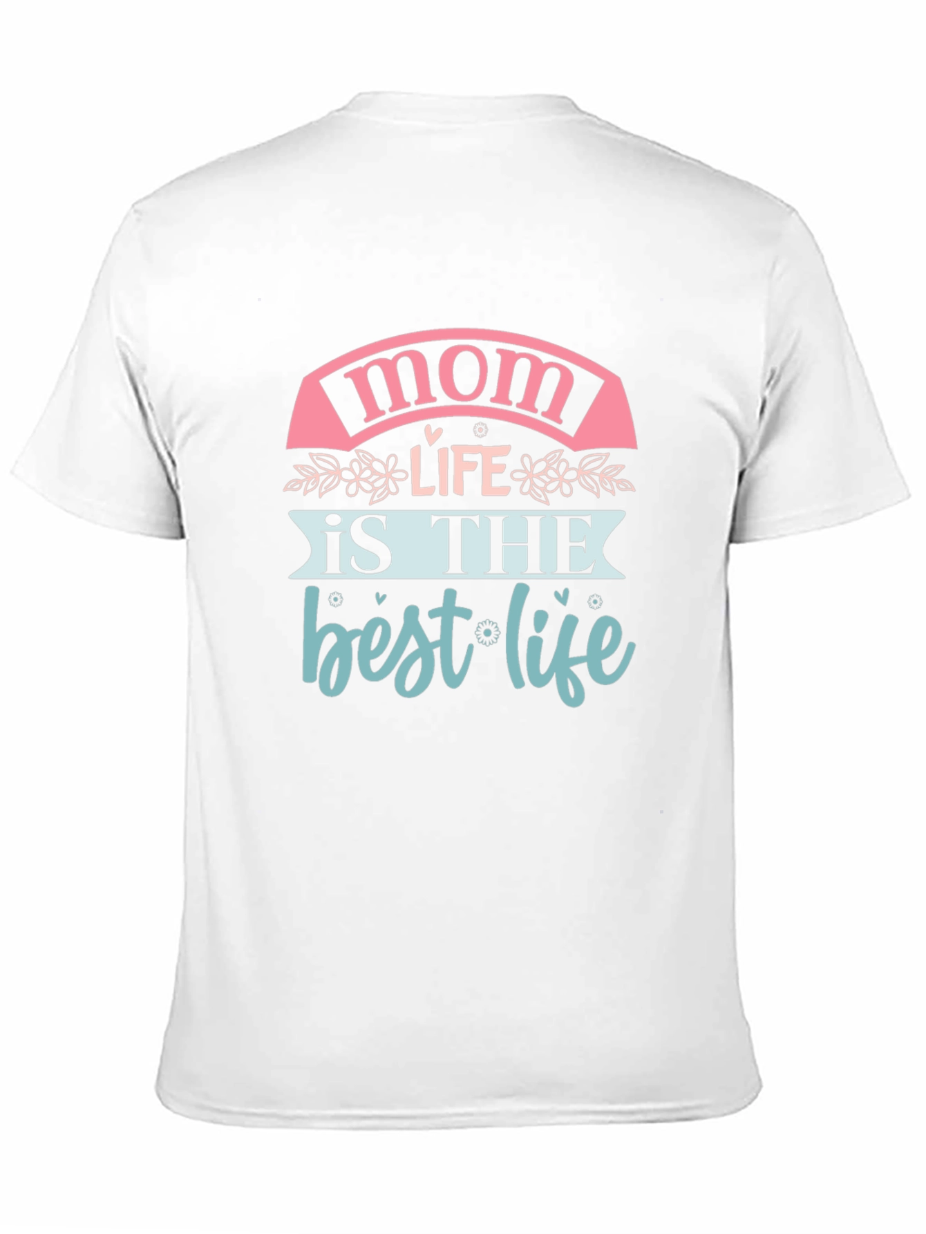 Mom Life is the Best Life Black Graphic Tee