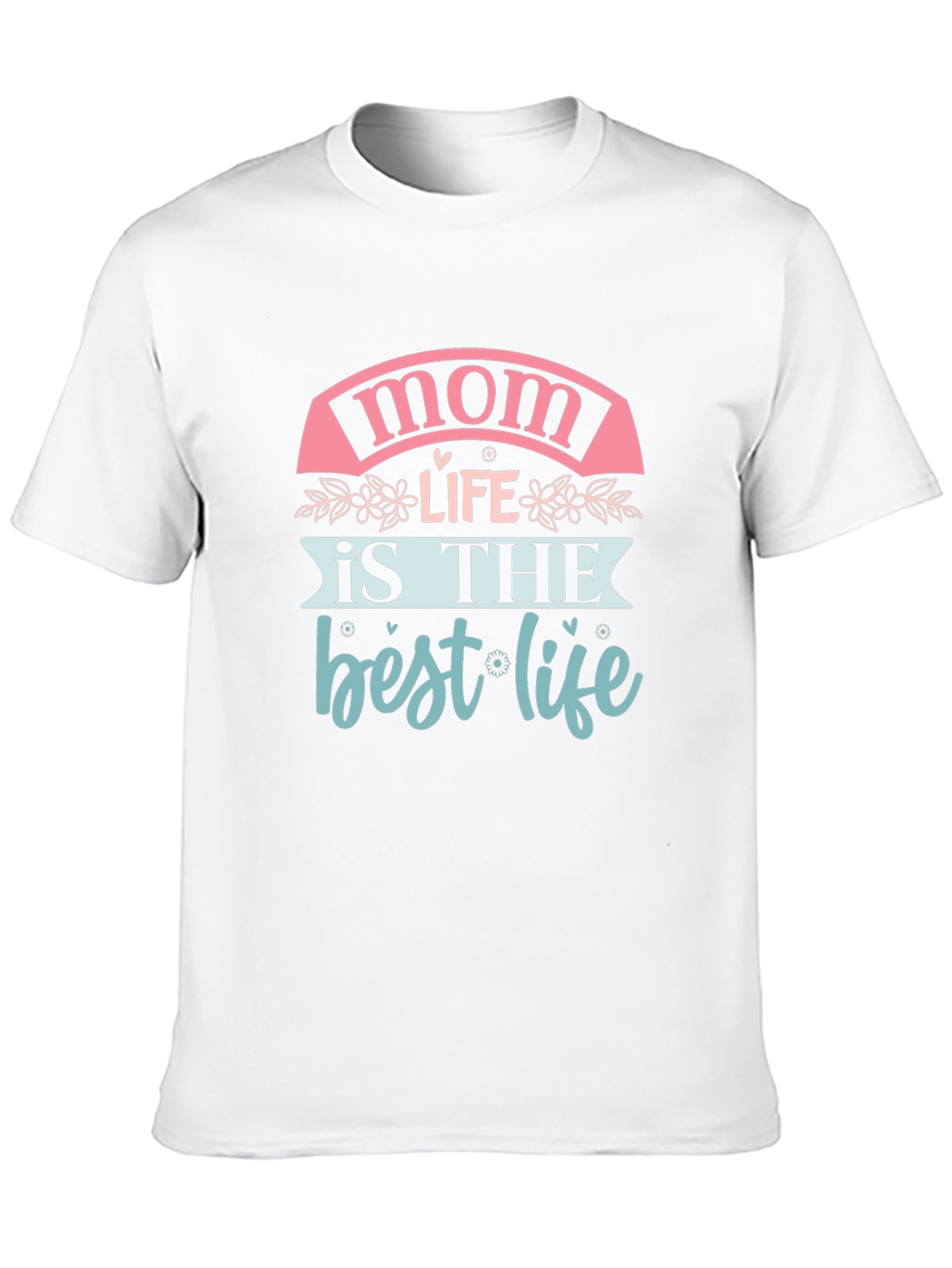 Mom Life is the Best Life Black Graphic Tee