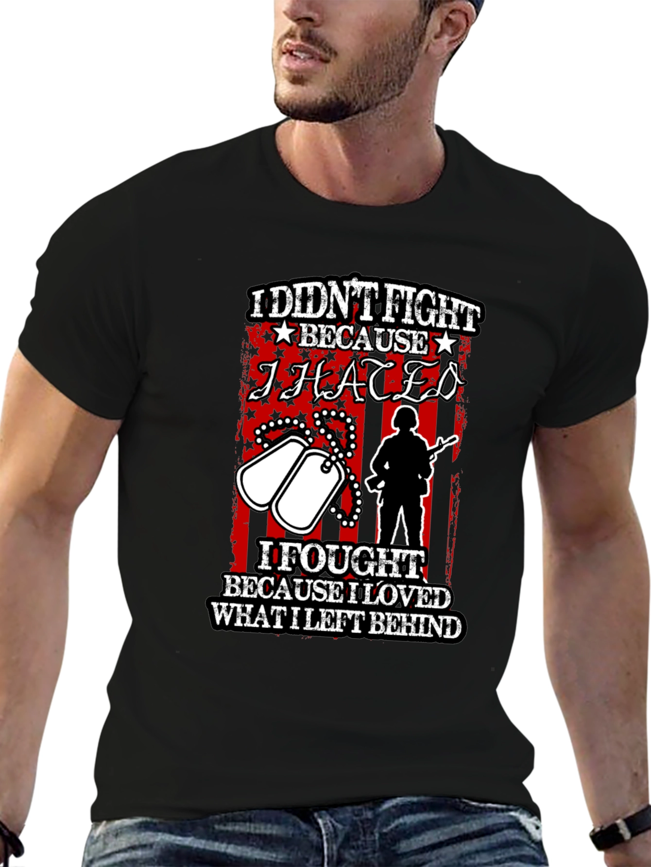 Patriotic I Fought Because I Loved T-Shirt