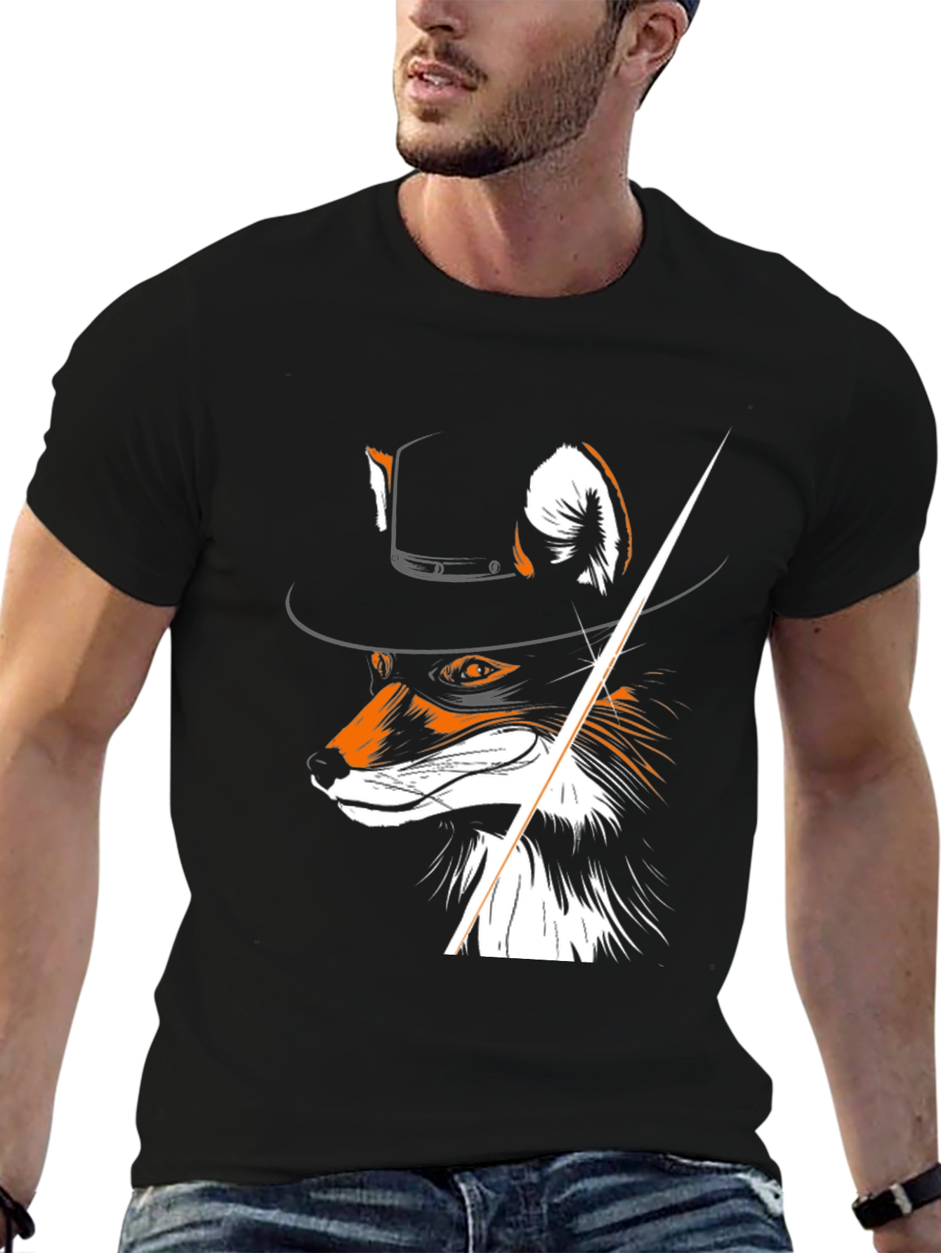 Fox Gentleman T-Shirt - Stylish & Unique Design