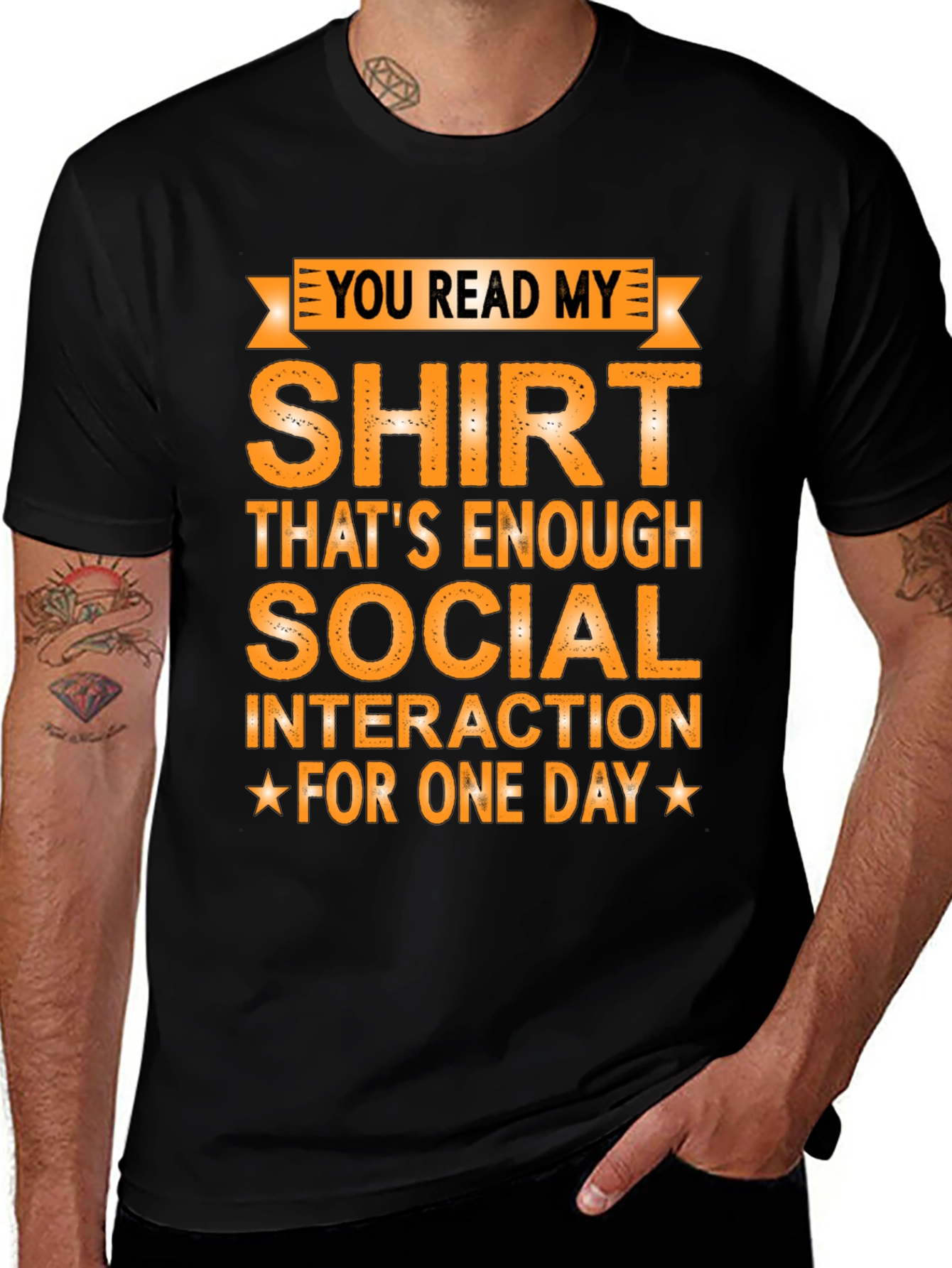 Funny Social Interaction T-Shirt