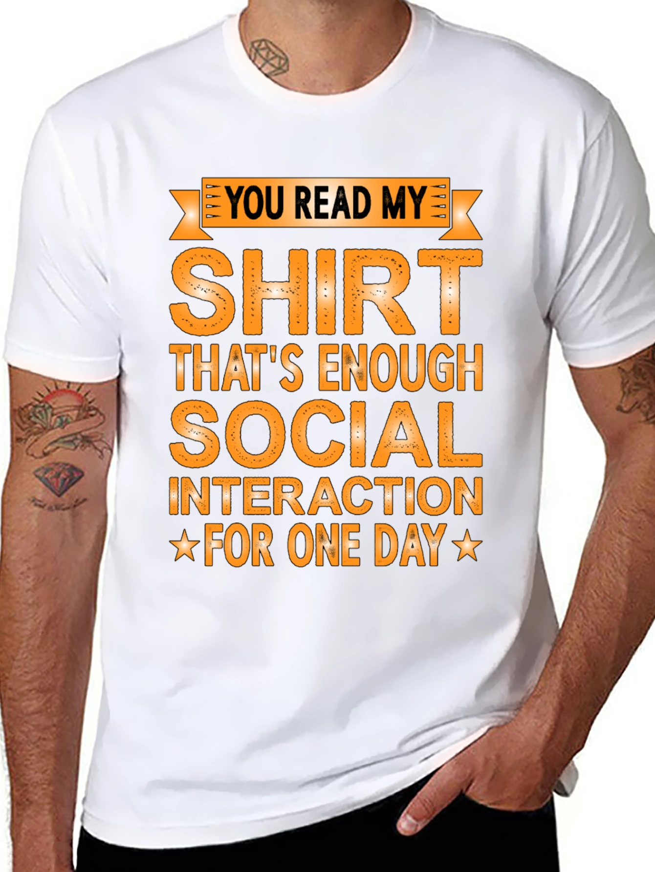 Funny Social Interaction T-Shirt