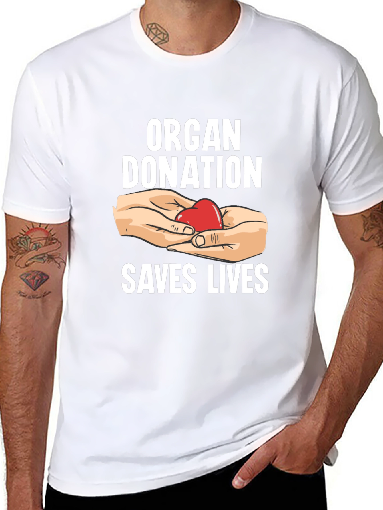 Organ Donation Saves Lives Graphic T-Shirt