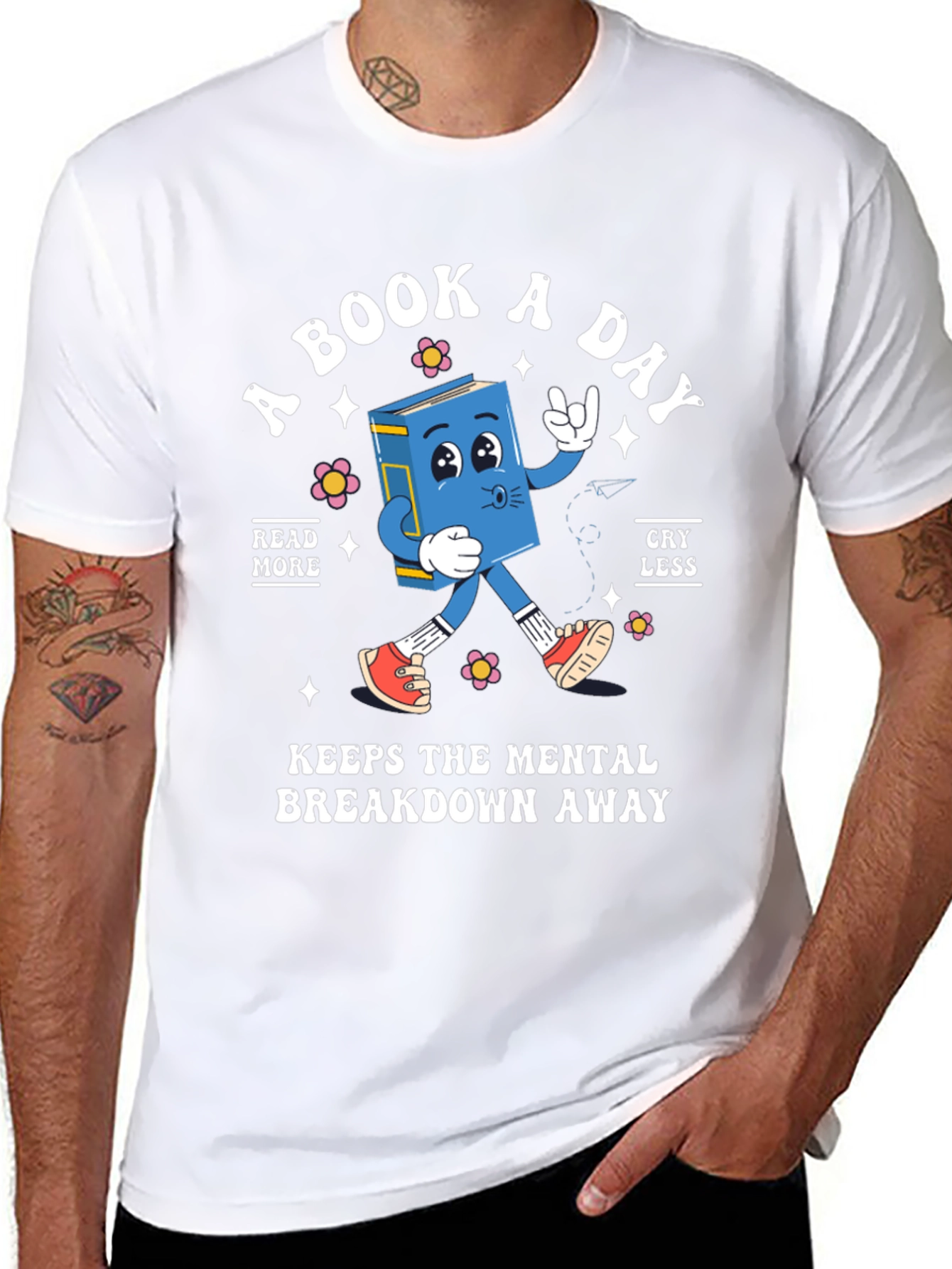 Book Lover T-Shirt: A Book A Day Design