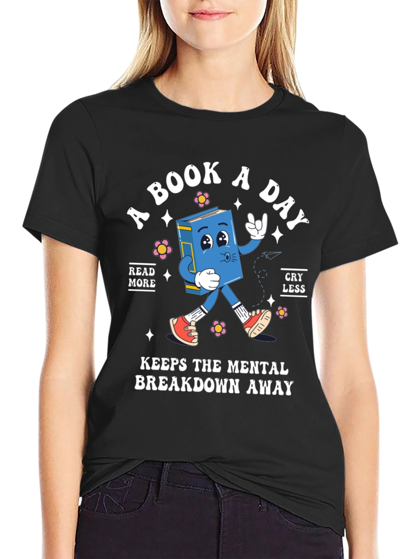 Book Lover T-Shirt: A Book A Day Design