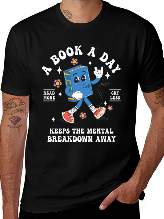 Book Lover T-Shirt: A Book A Day Design