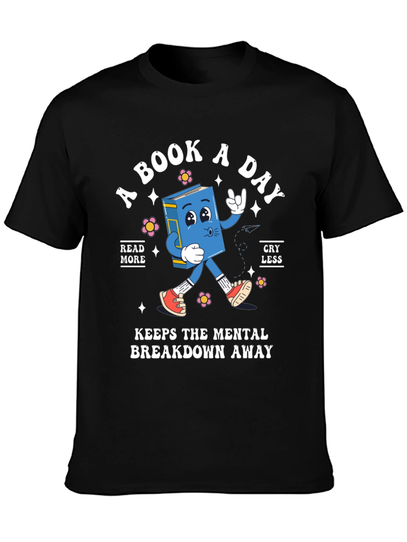 Book Lover T-Shirt: A Book A Day Design
