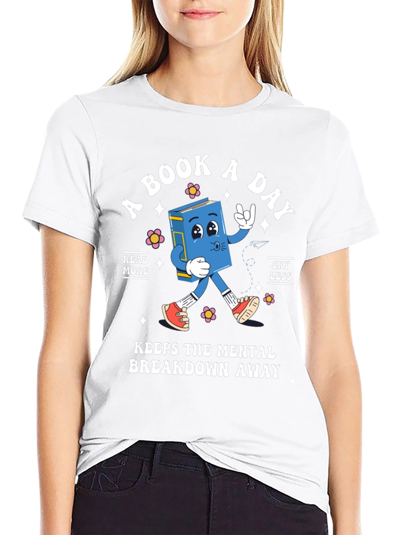 Book Lover T-Shirt: A Book A Day Design