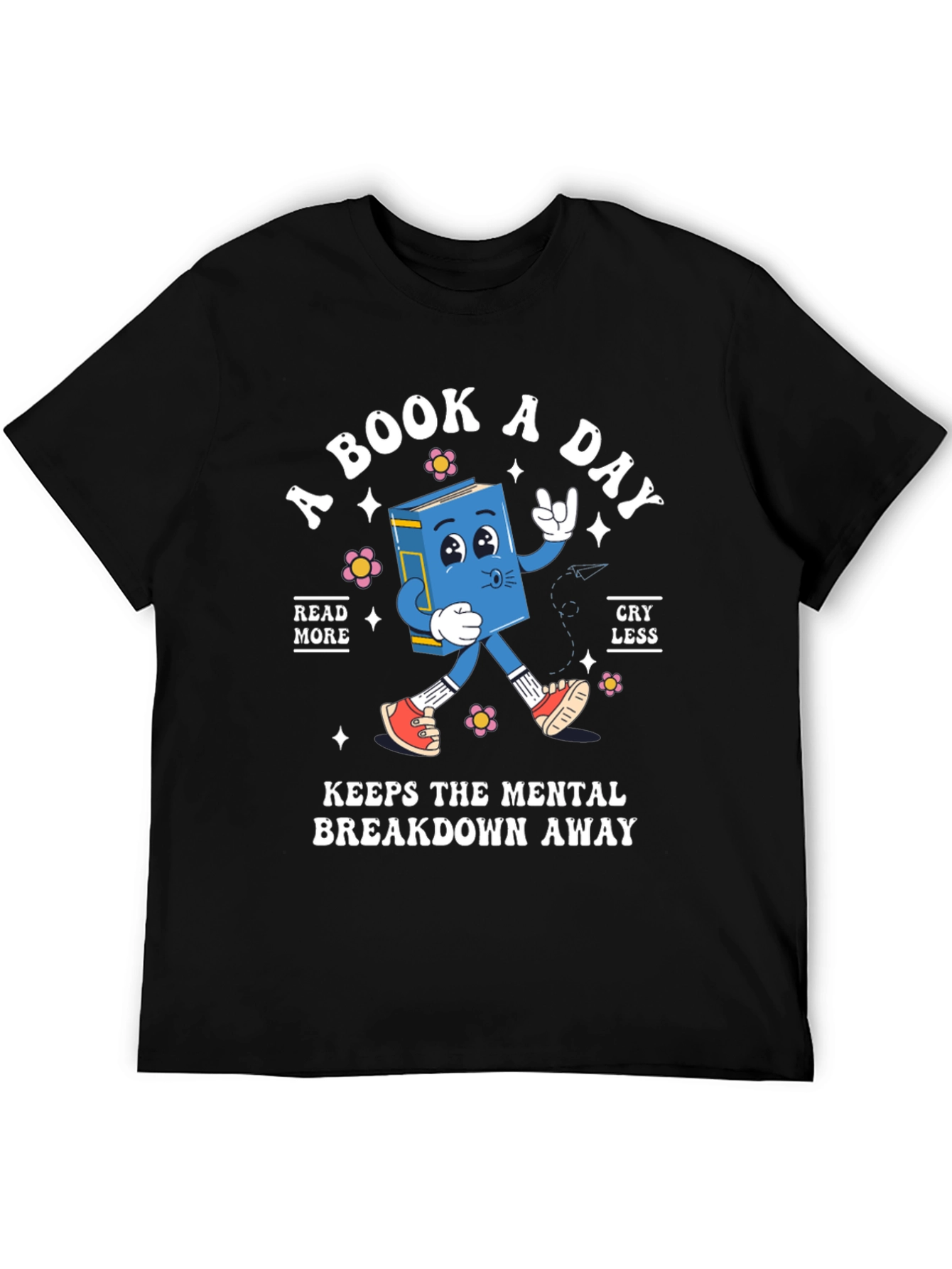Book Lover T-Shirt: A Book A Day Design