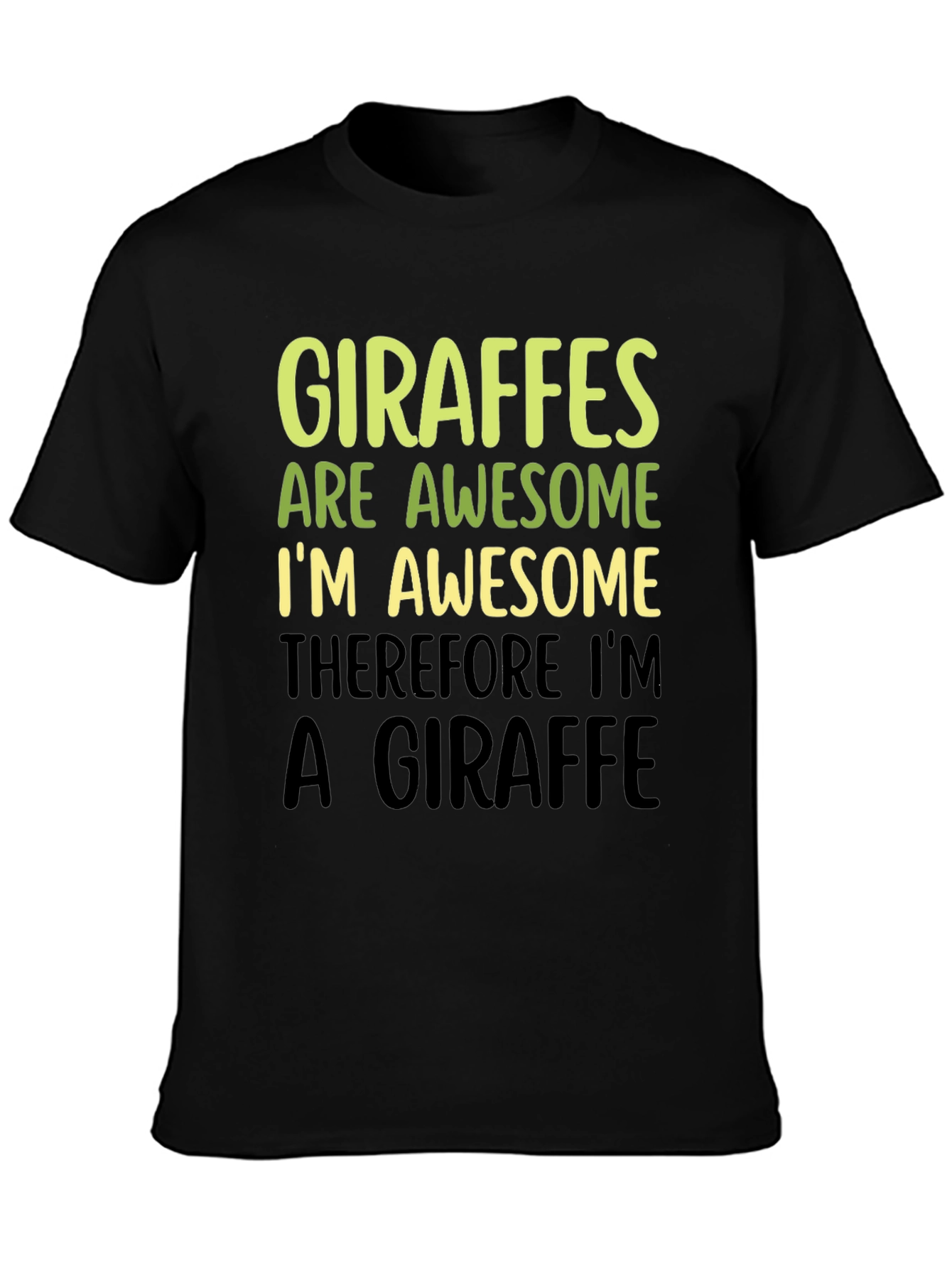 Giraffe Awesome Funny T-Shirt